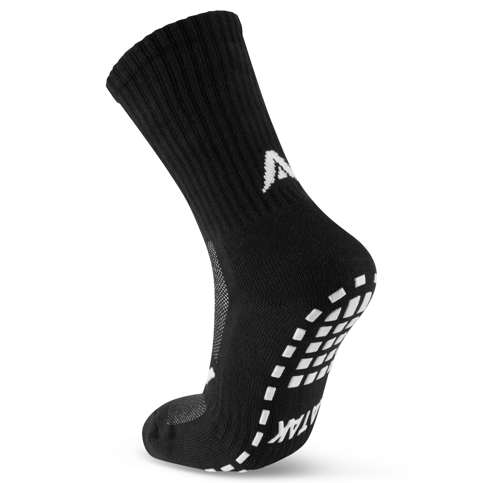 Black - ATAK Sports - Mid Grip Socks Junior - 3