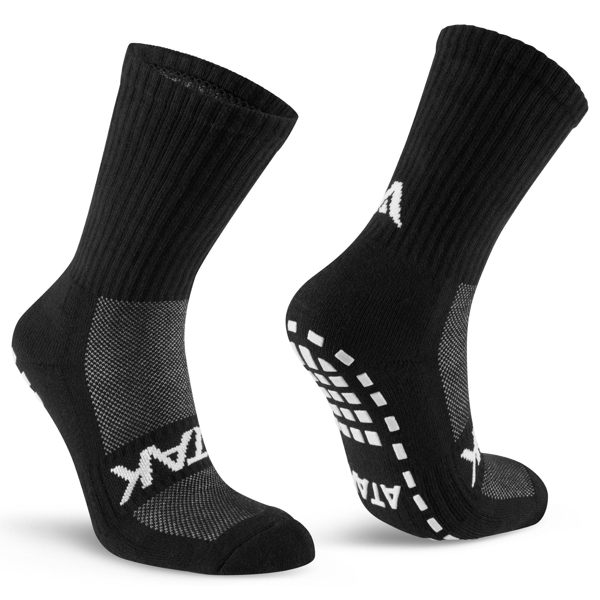 Black - ATAK Sports - Mid Grip Socks Junior - 4