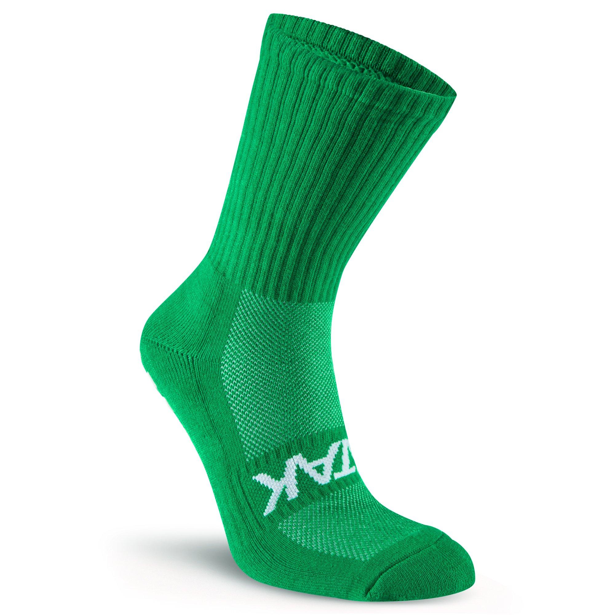 Green/White - ATAK Sports - Mid Grip Socks Junior - 2