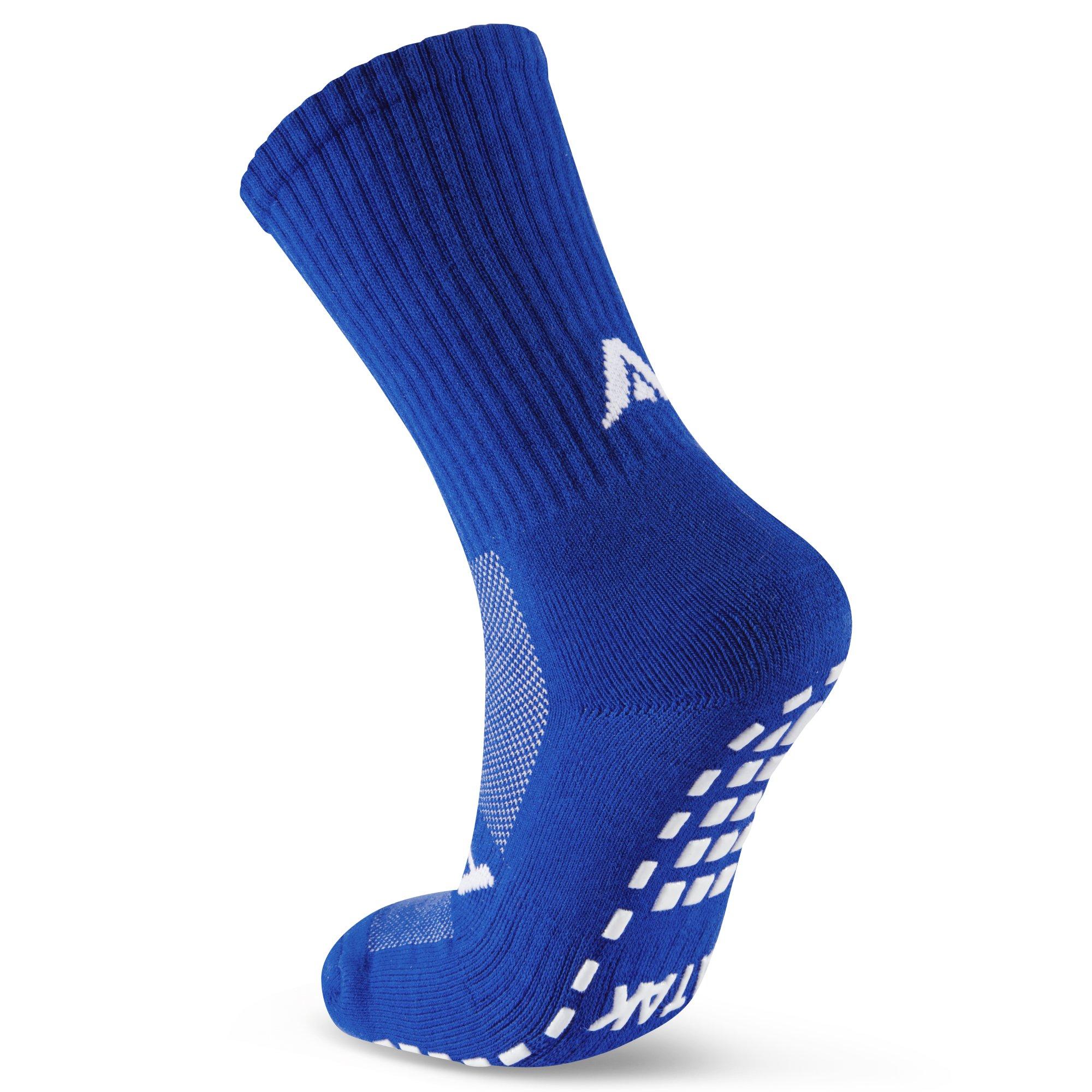 Royal/Blanc - ATAK Sports - Mid Grip Socks Junior - 3