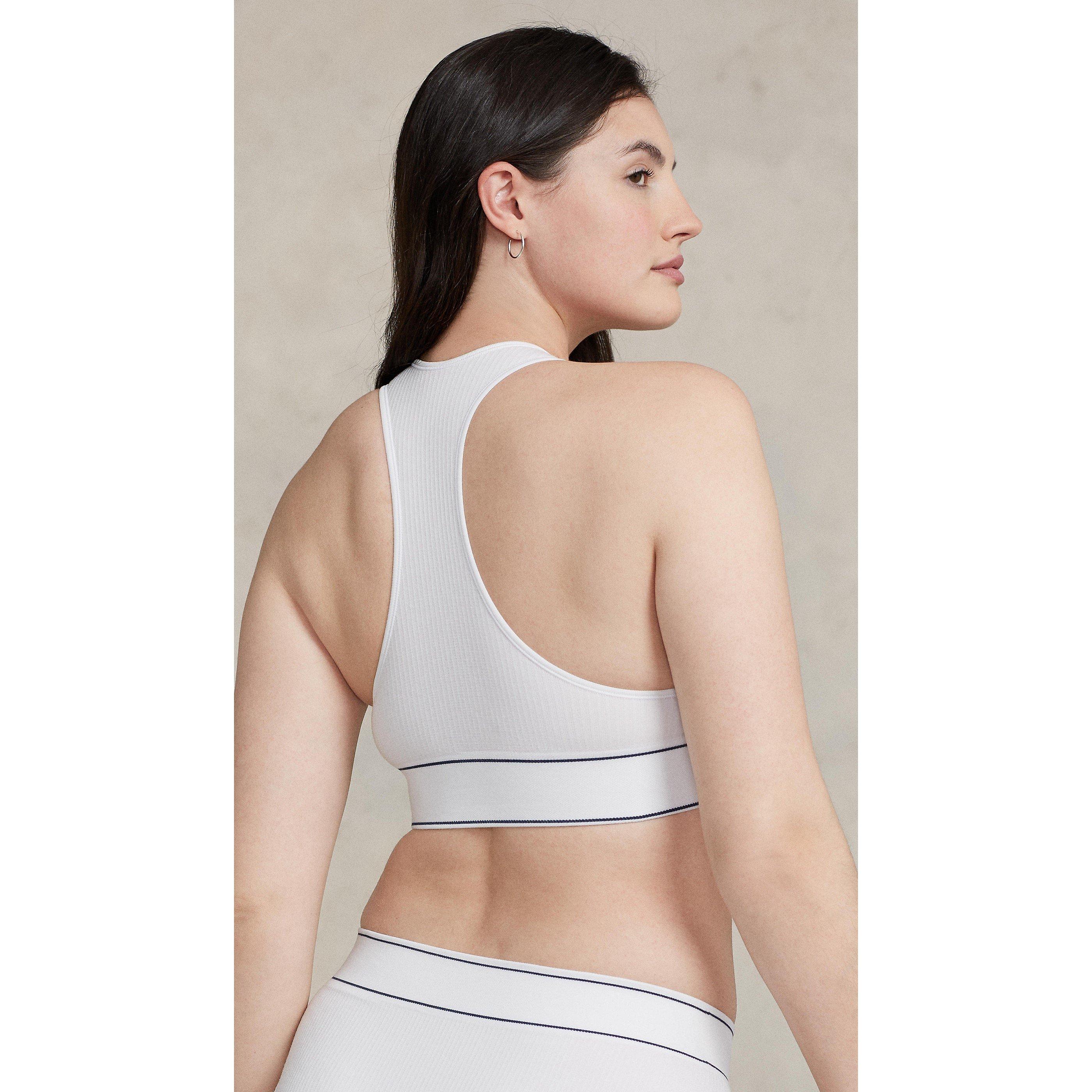 Weiße Wolke - Polo Ralph Lauren - Women's Rib Scoop Bralette - 3