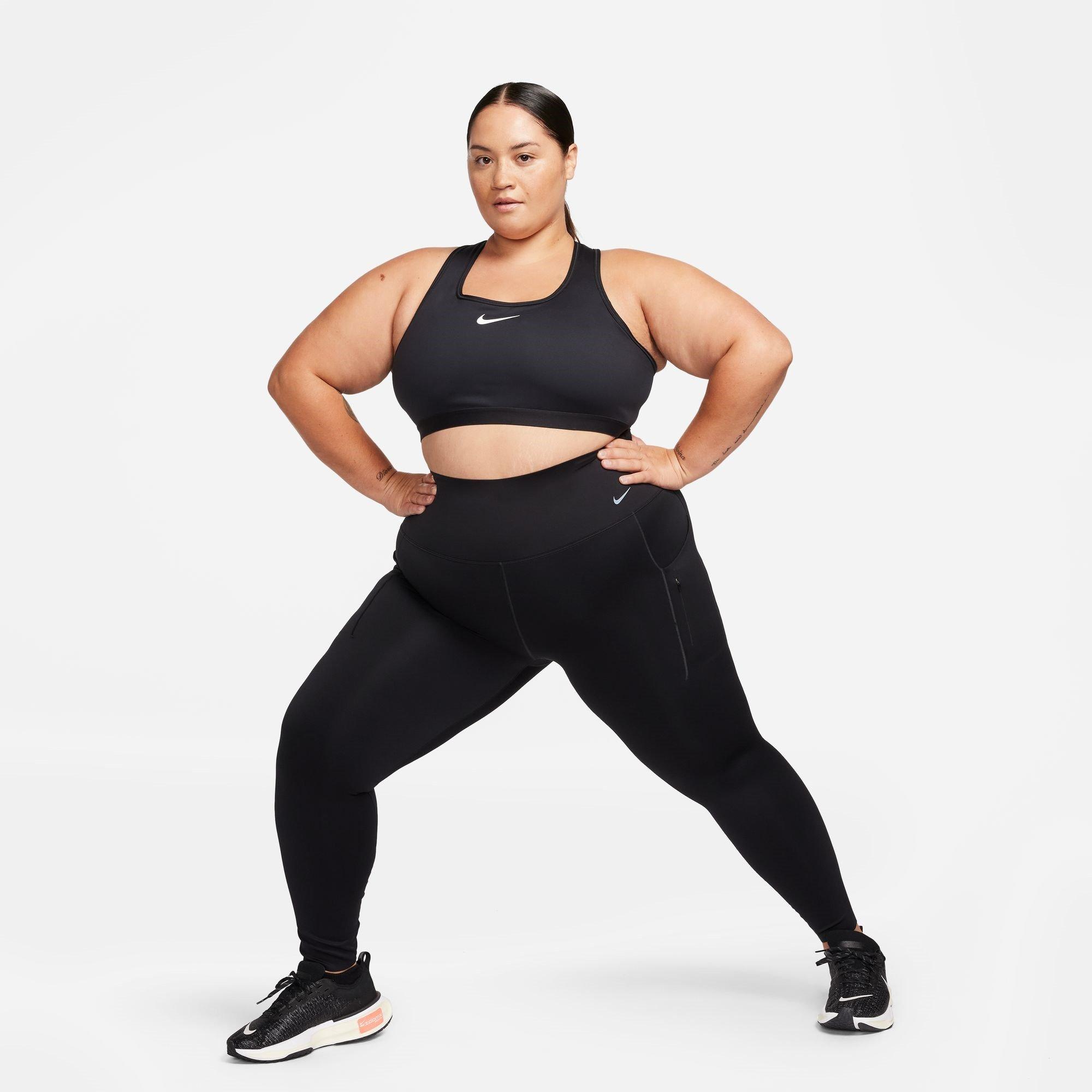 Zwart - Nike - Swoosh High Support Women's Padded Adjustable Sports Bra - 14