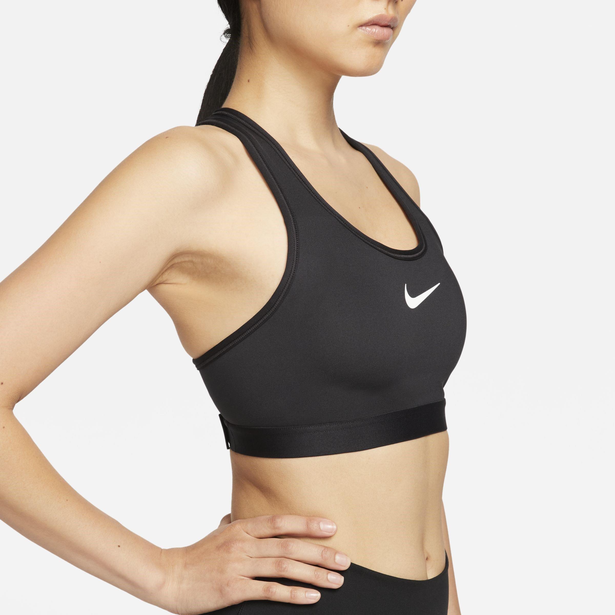 Zwart - Nike - Swoosh High Support Women's Padded Adjustable Sports Bra - 3