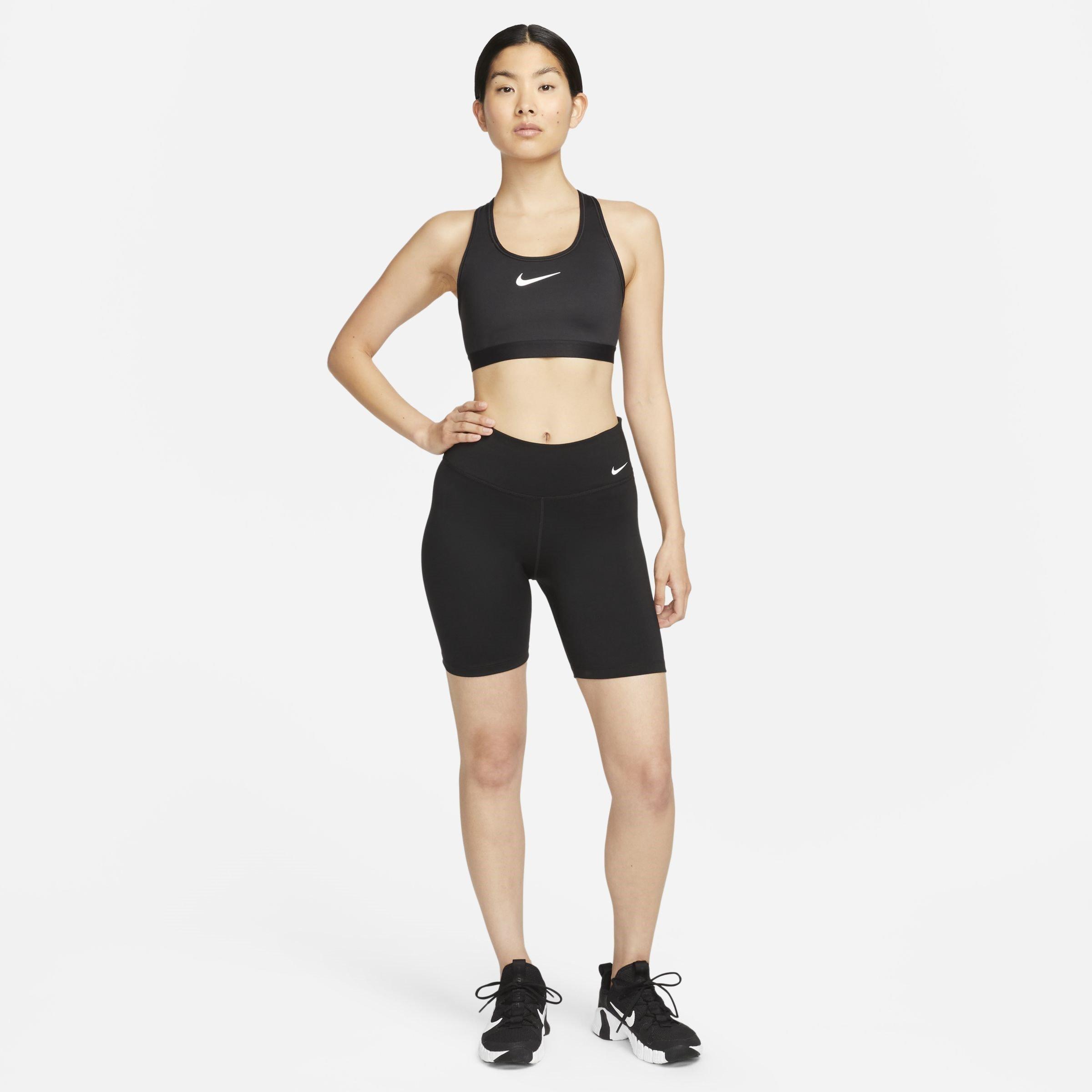 Zwart - Nike - Swoosh High Support Women's Padded Adjustable Sports Bra - 7