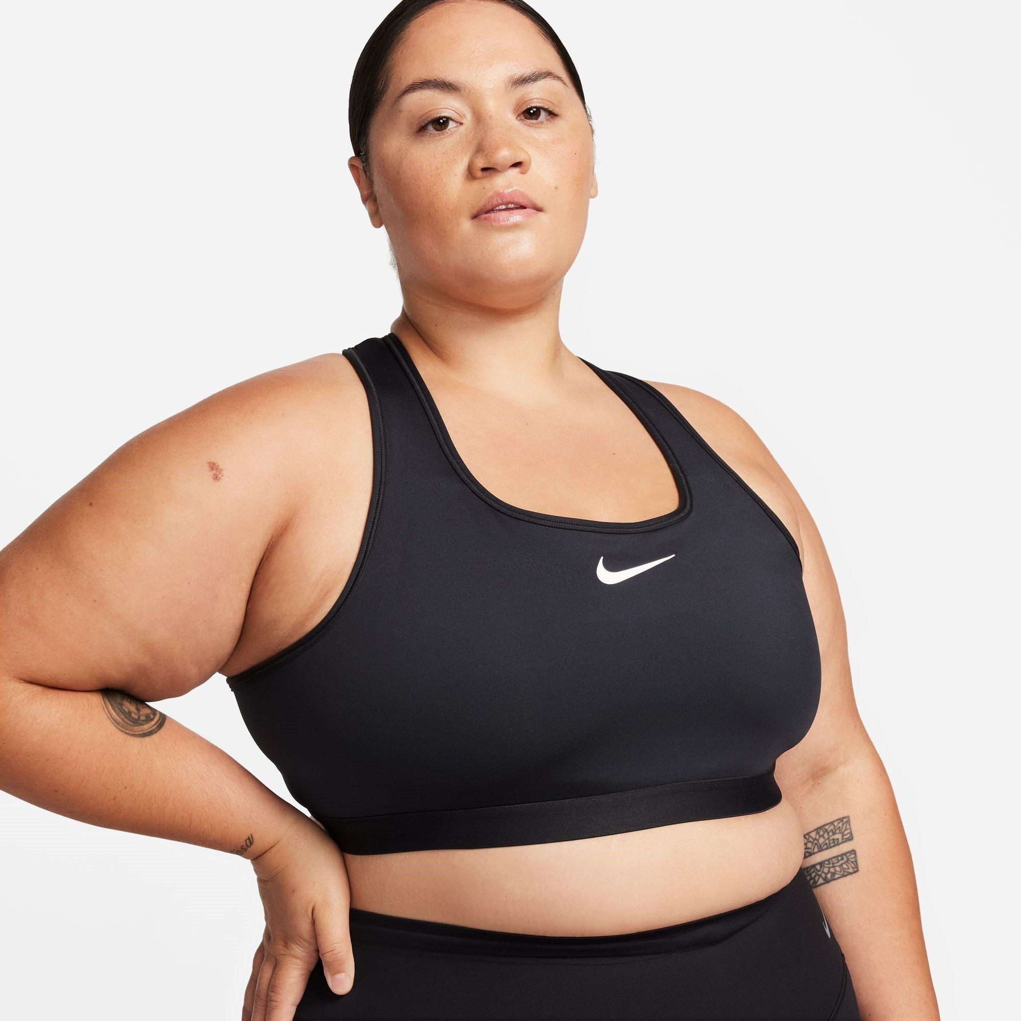 Zwart - Nike - Swoosh High Support Women's Padded Adjustable Sports Bra - 9