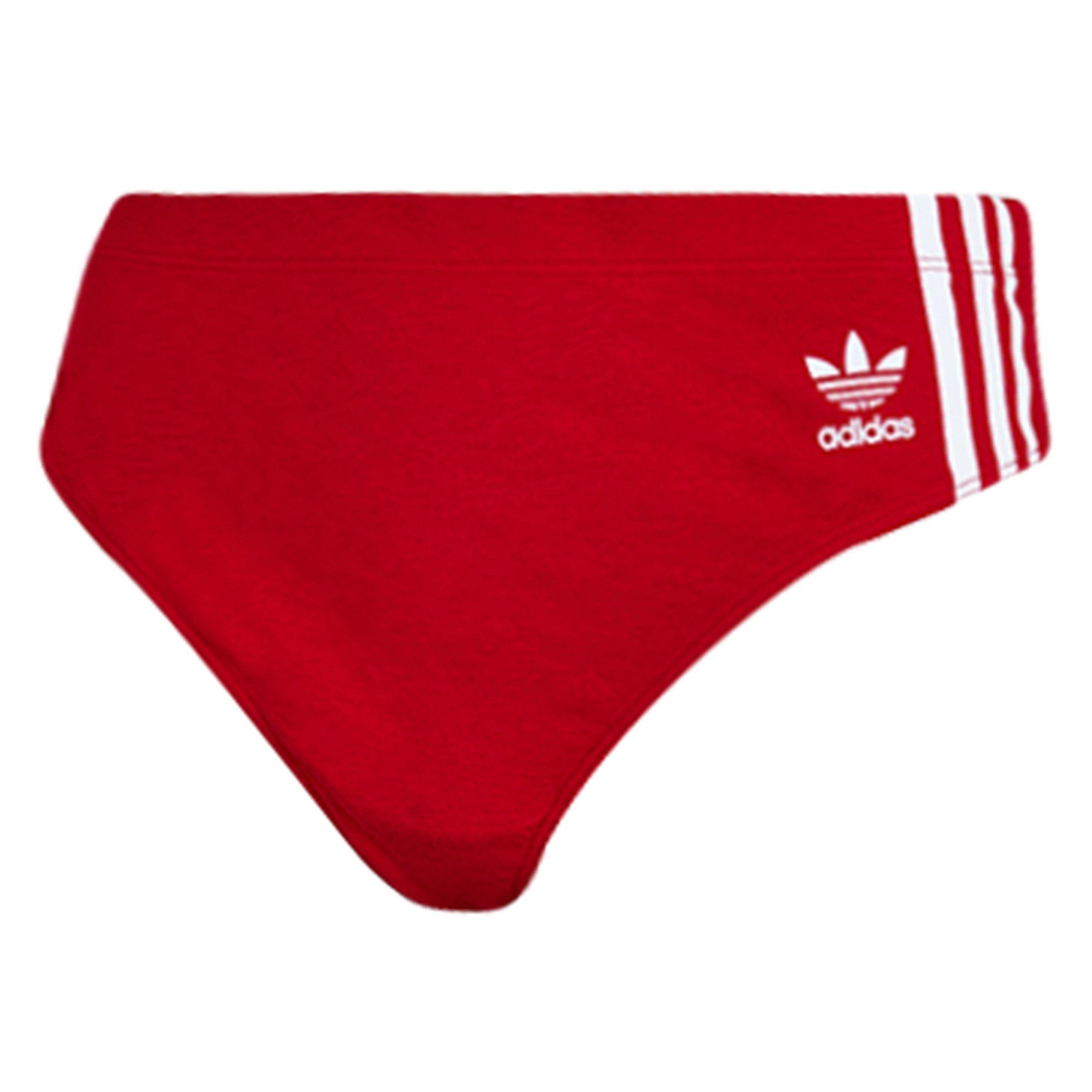 Red - adidas Originals - Comfort Flex Cotton Thong - 3