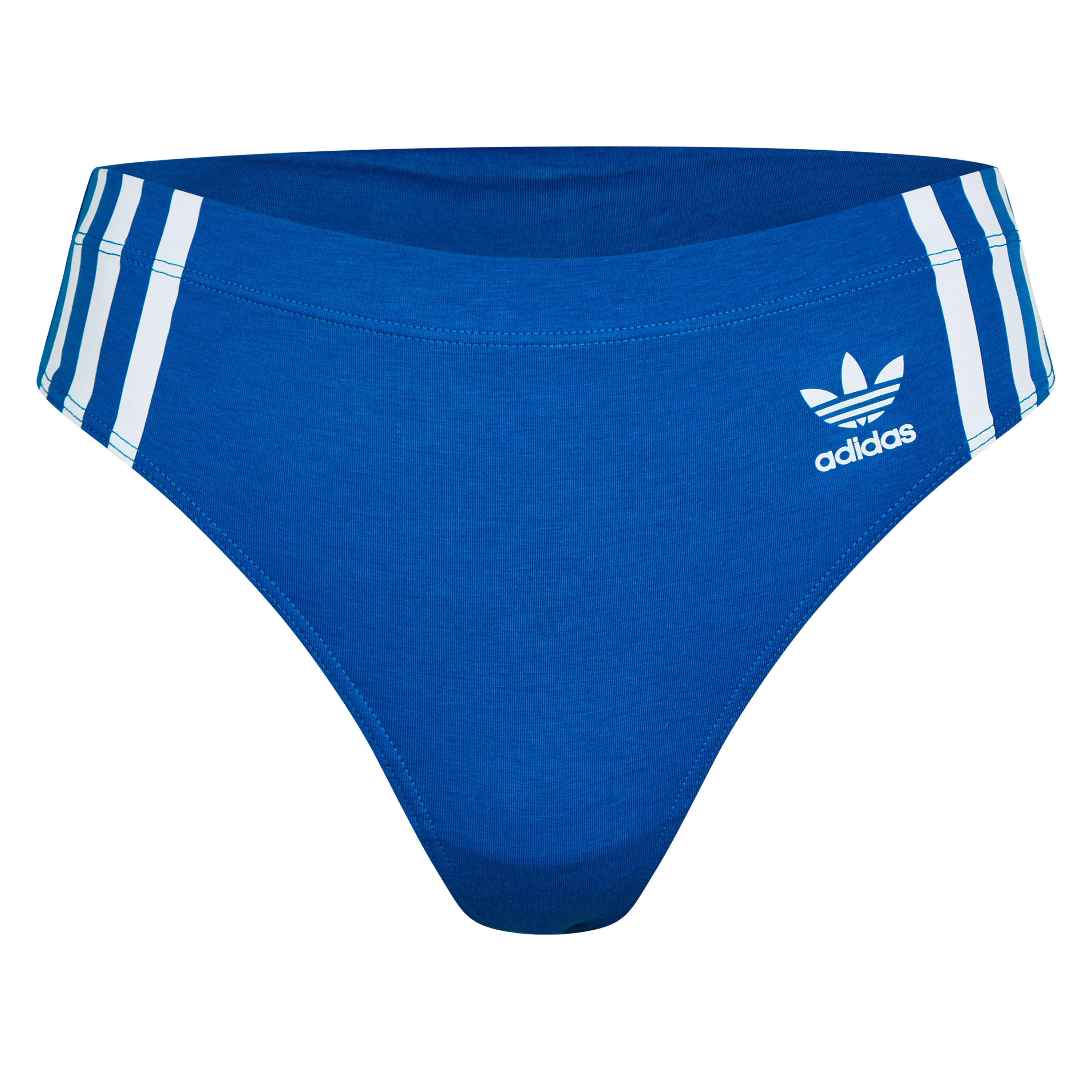 Adidas Originals Women's Comfort Flex Cotton Thong - Blue - 16 (XL)