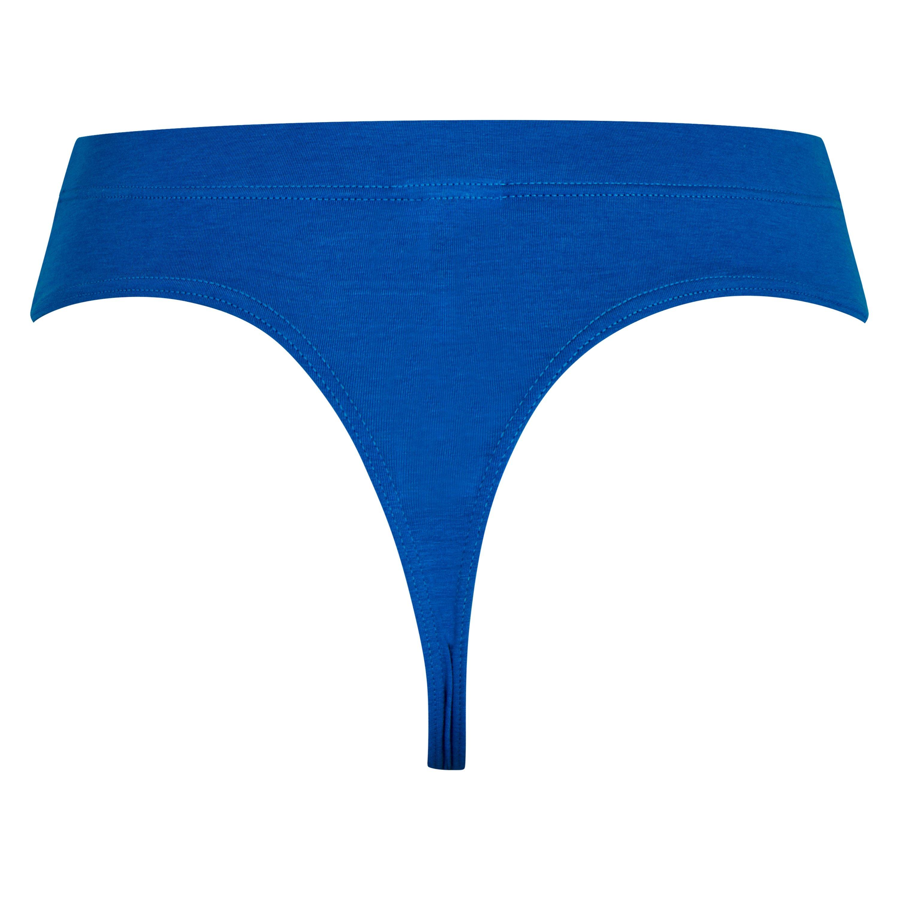 Blue - adidas Originals - Comfort Flex Cotton Thong - 2
