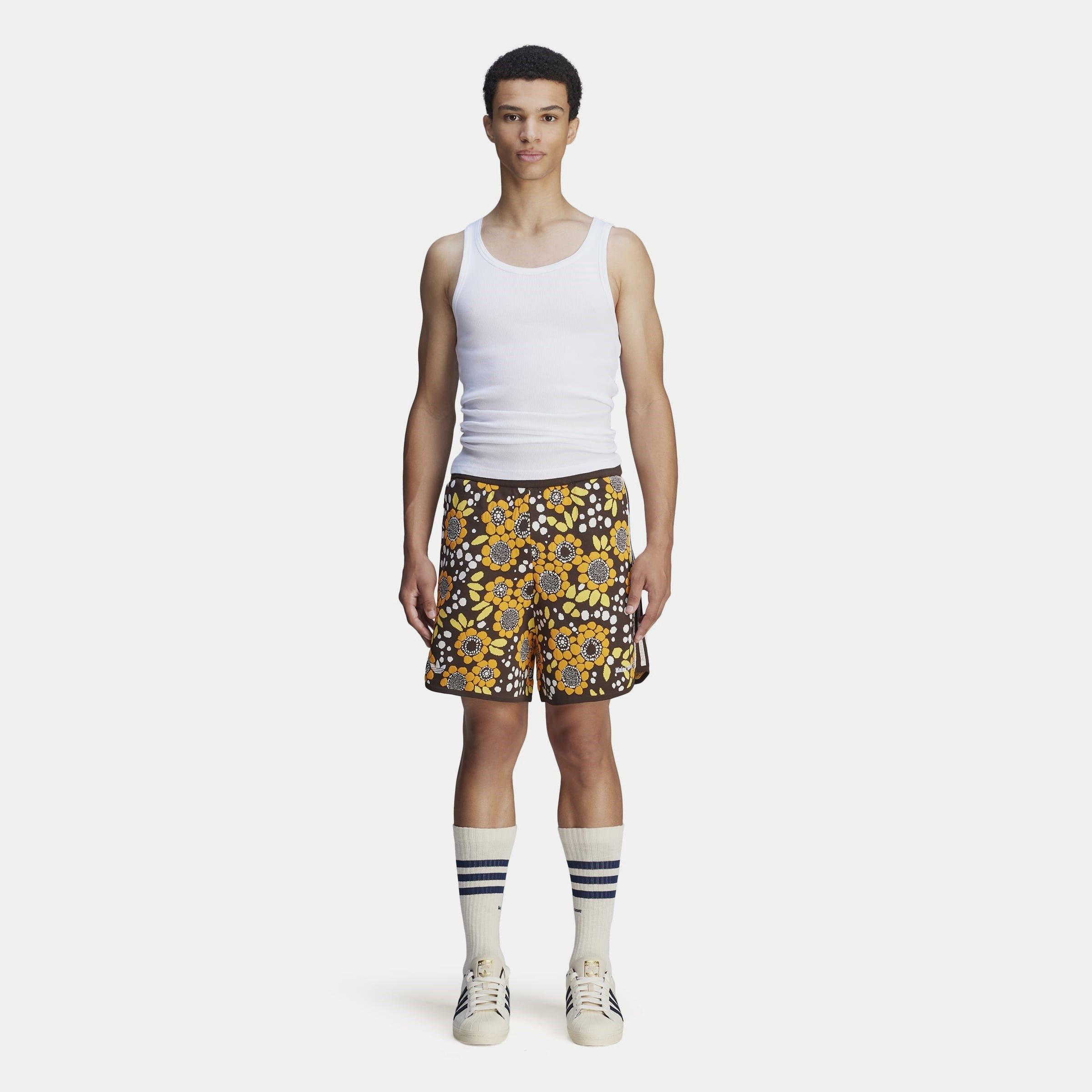Multicolour - adidas Originals - By Wales Bonner Knit Floral Shorts - 2
