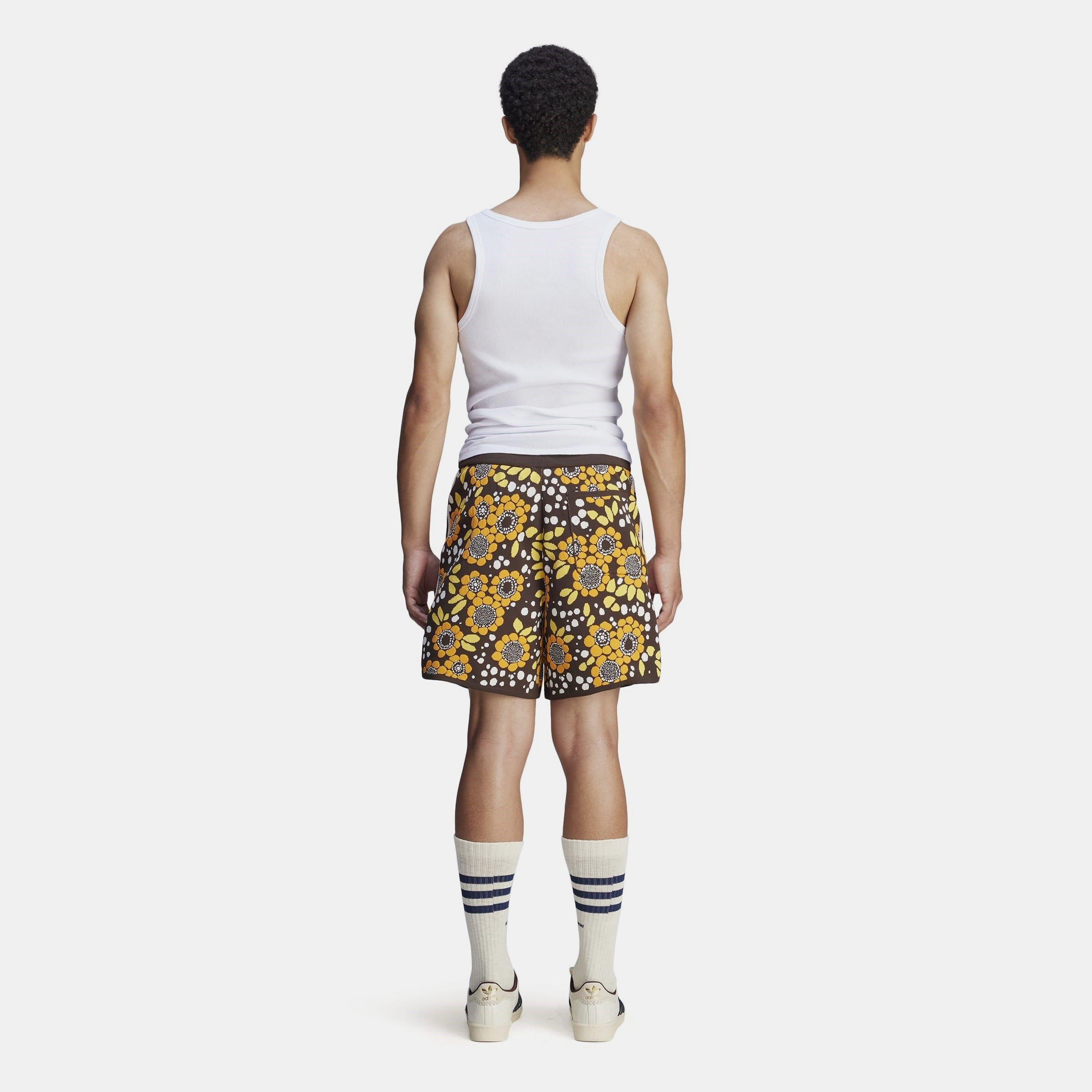 Multicolour - adidas Originals - By Wales Bonner Knit Floral Shorts - 3