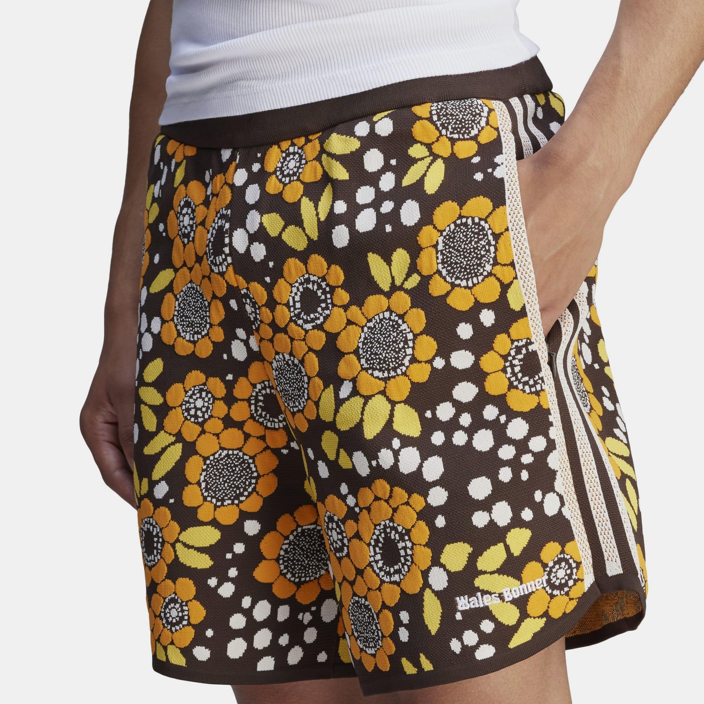 Multicolour - adidas Originals - By Wales Bonner Knit Floral Shorts - 5