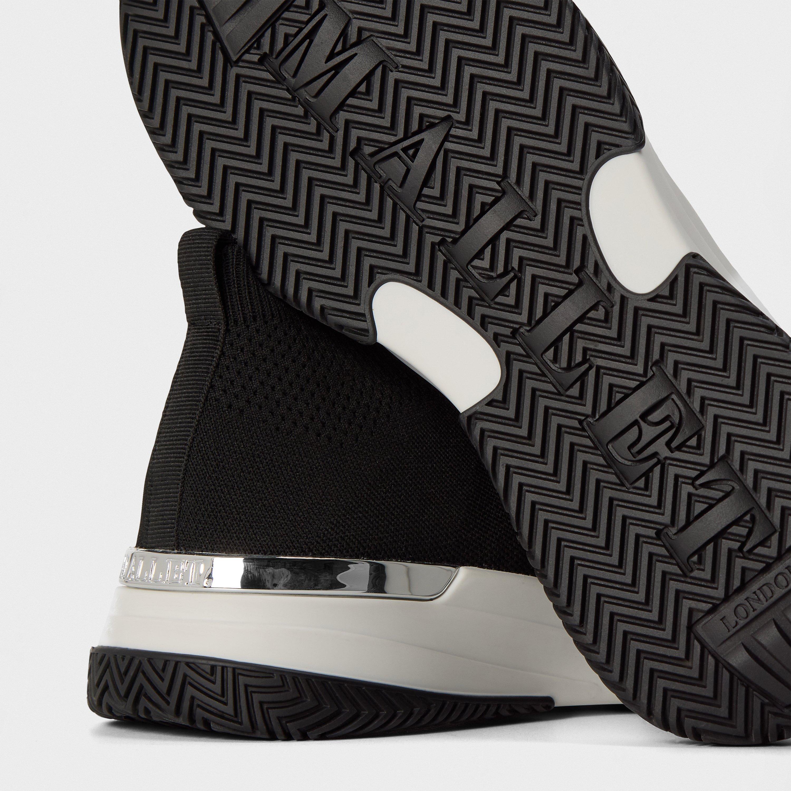 Black/White - Mallet - Sock Trainers - 4