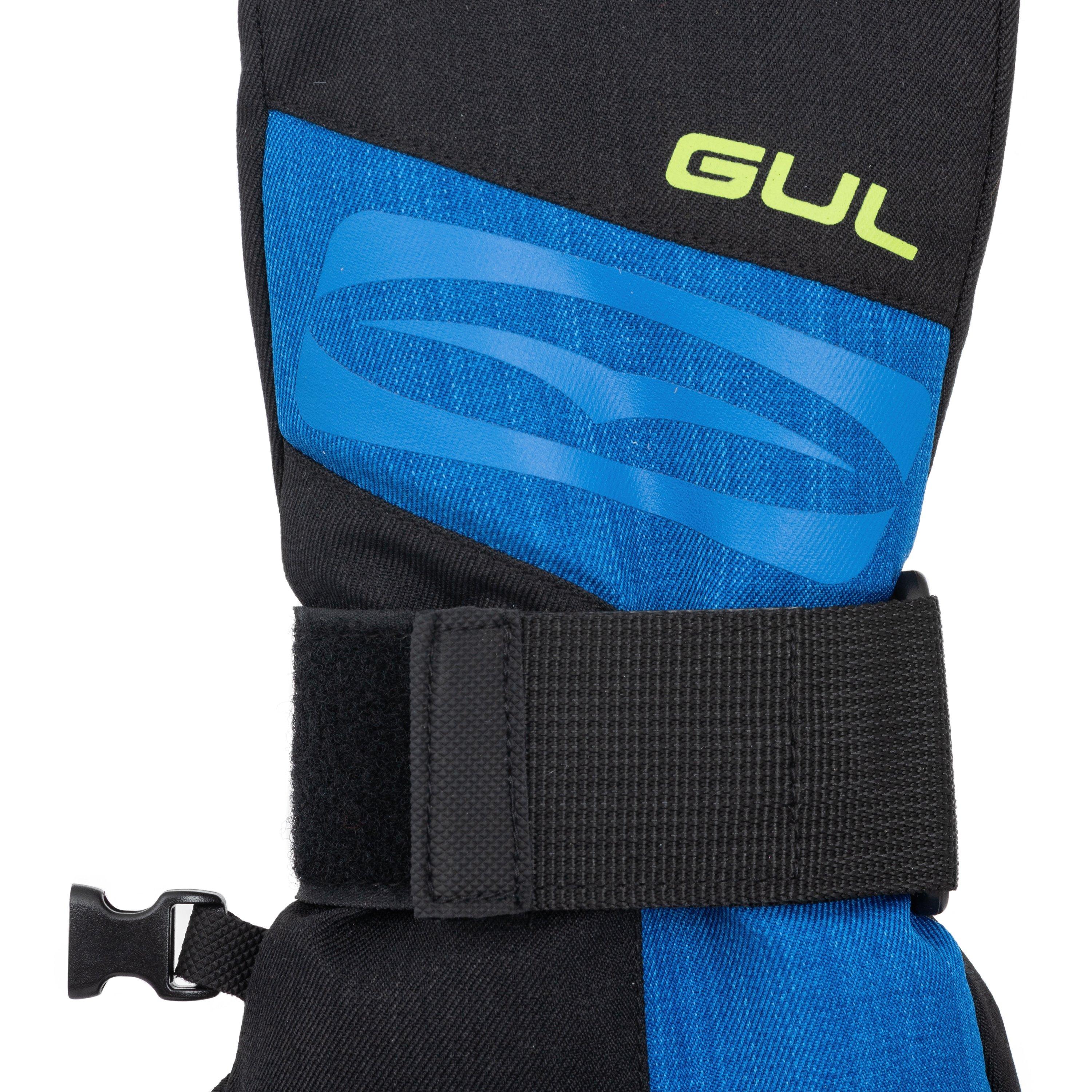 Blu - Gul - Ski Gloves - 4