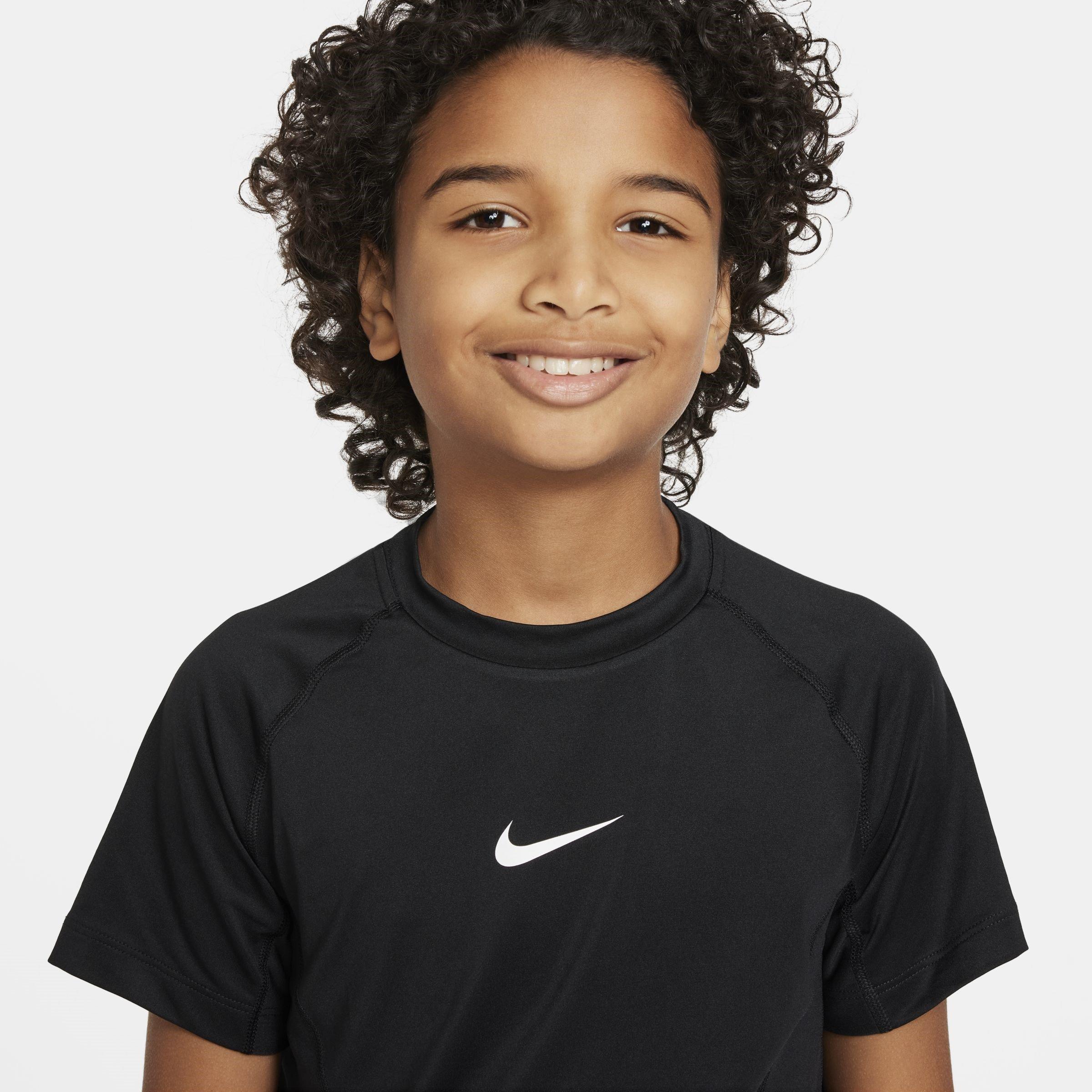 Zwart - Nike - Pro Big Kids' (Boys') Dri-FIT Short-Sleeve Top - 3