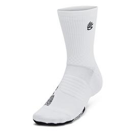 Under Armour UA Curry ArmourDry Playmaker Mid Crew Socks Adults