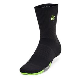 Under Armour UA Curry ArmourDry Playmaker Mid Crew Socks Adults