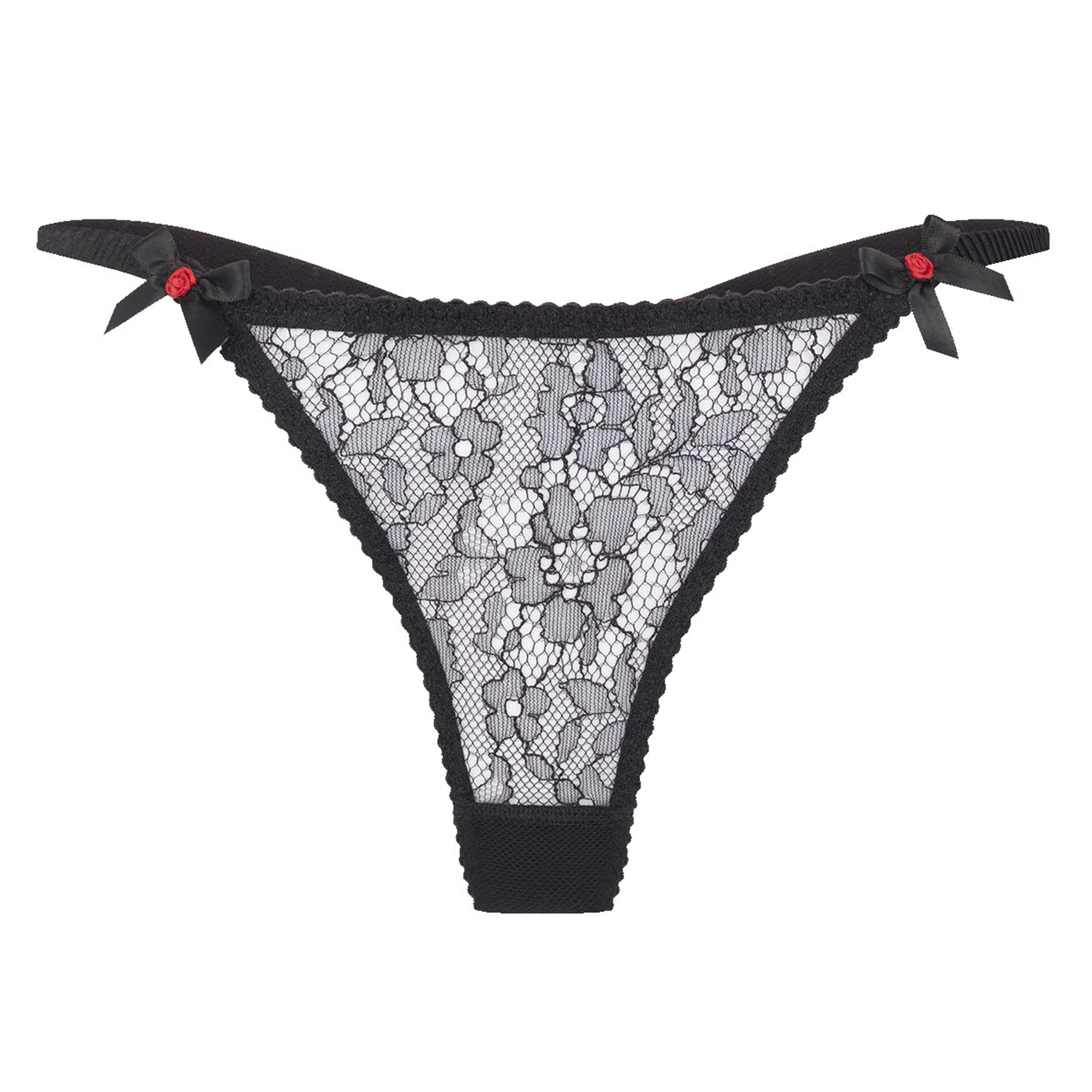 Black - Agent Provocateur - Lorna Lace Thong - 1