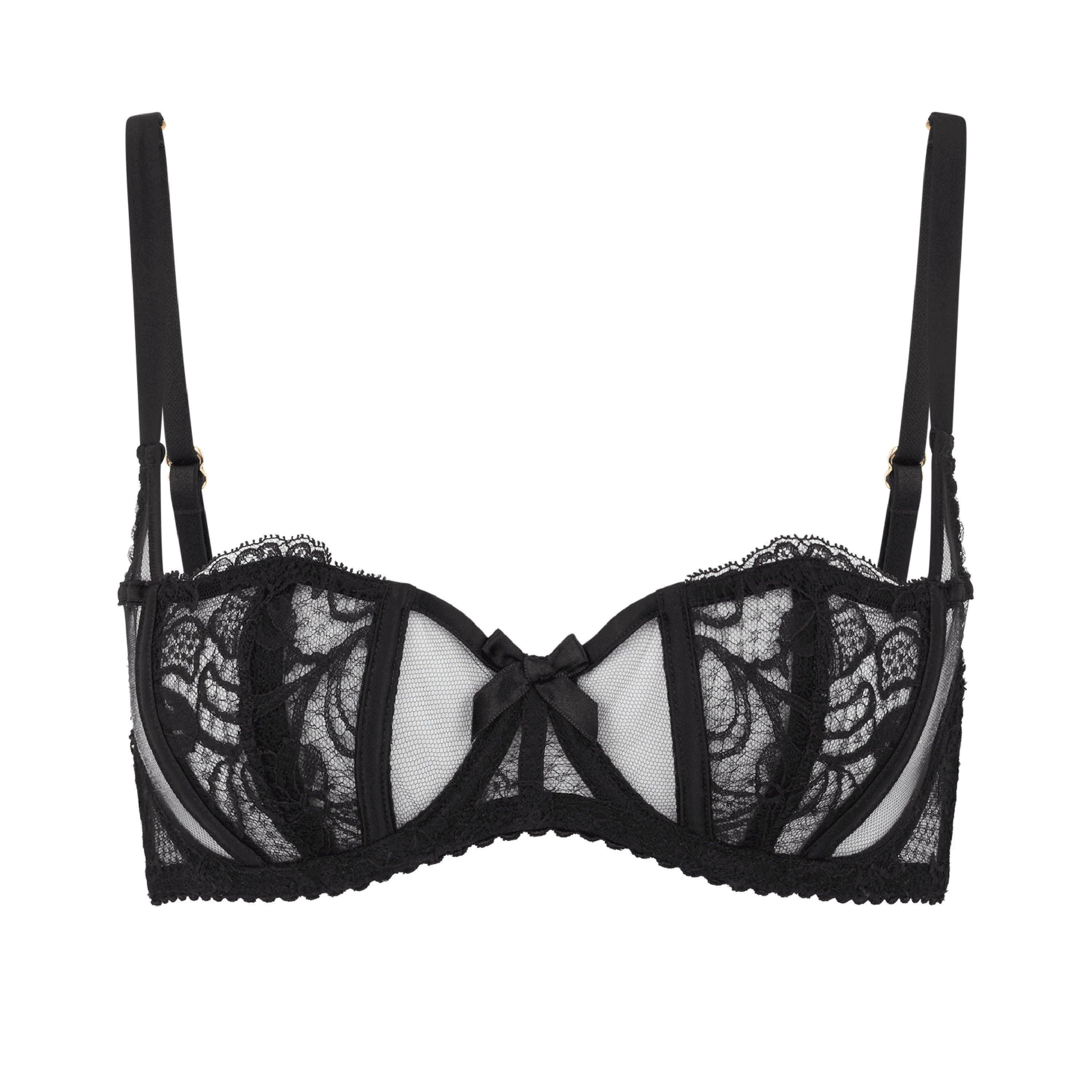 Black - Agent Provocateur - Rozlyn Balconette Underwired Bra - 4