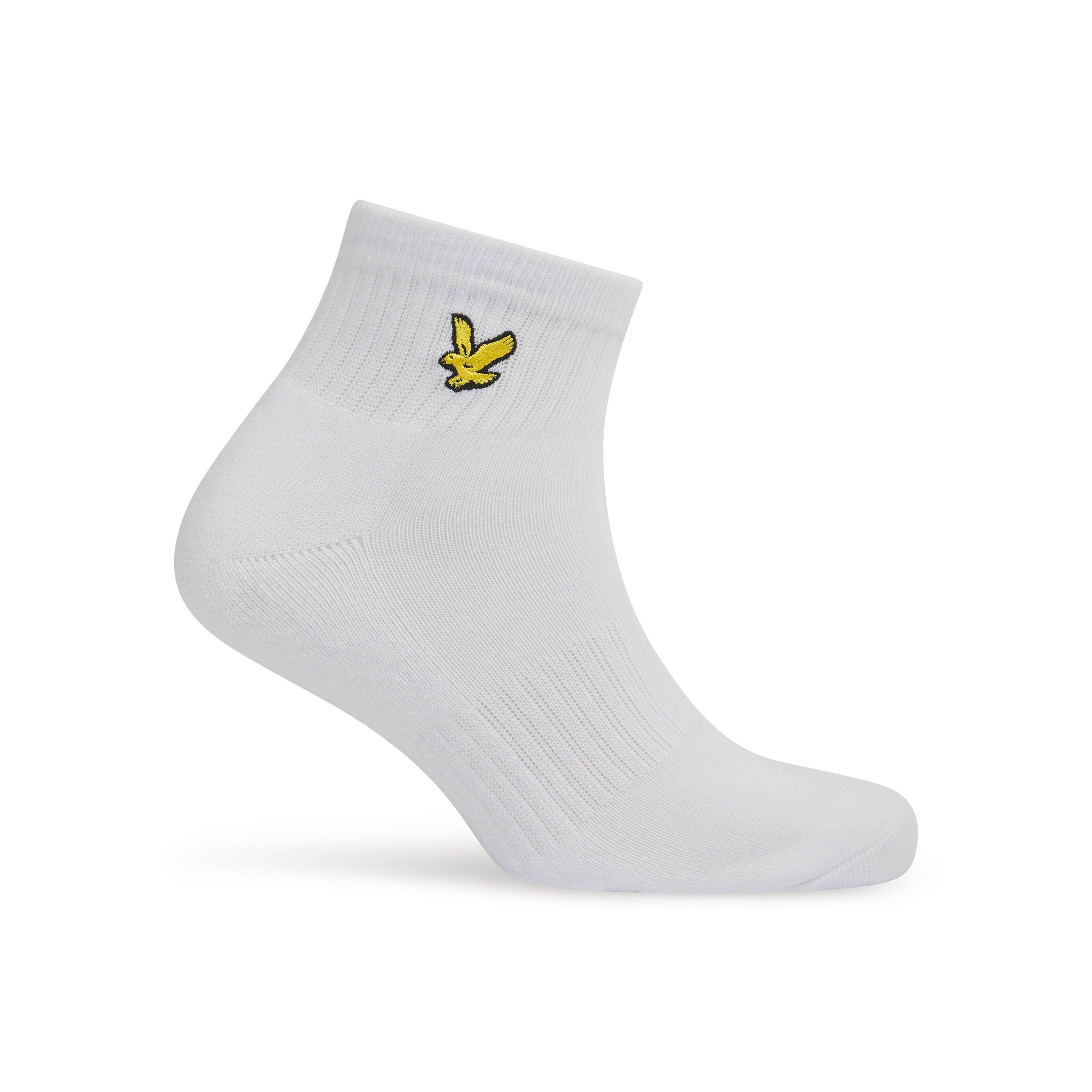 Blanco - Lyle and Scott - Men's 3 Pack Trainer Socks - 4