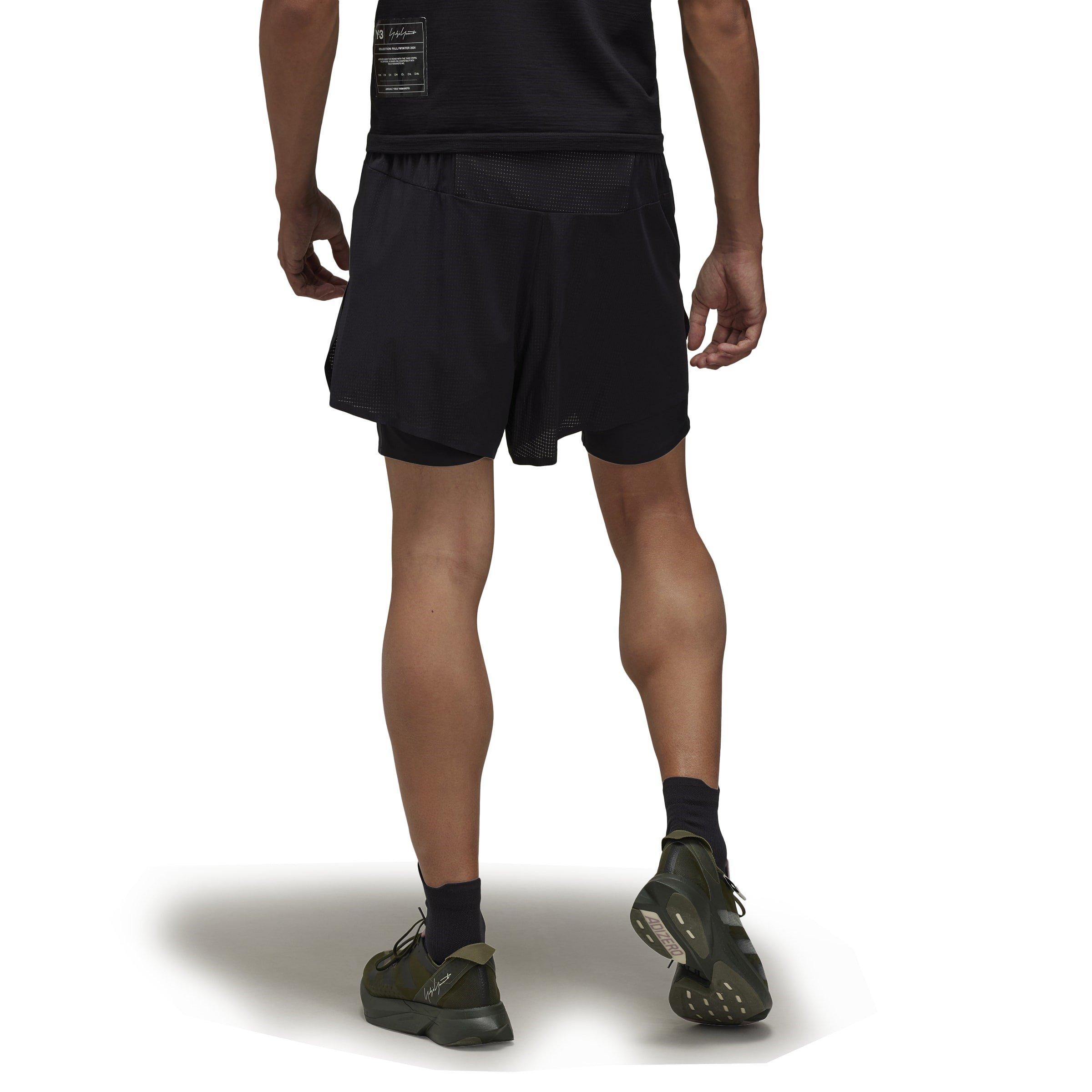 Y3 | Running Shorts with Tights | Woven Shorts | Cruise Fashion