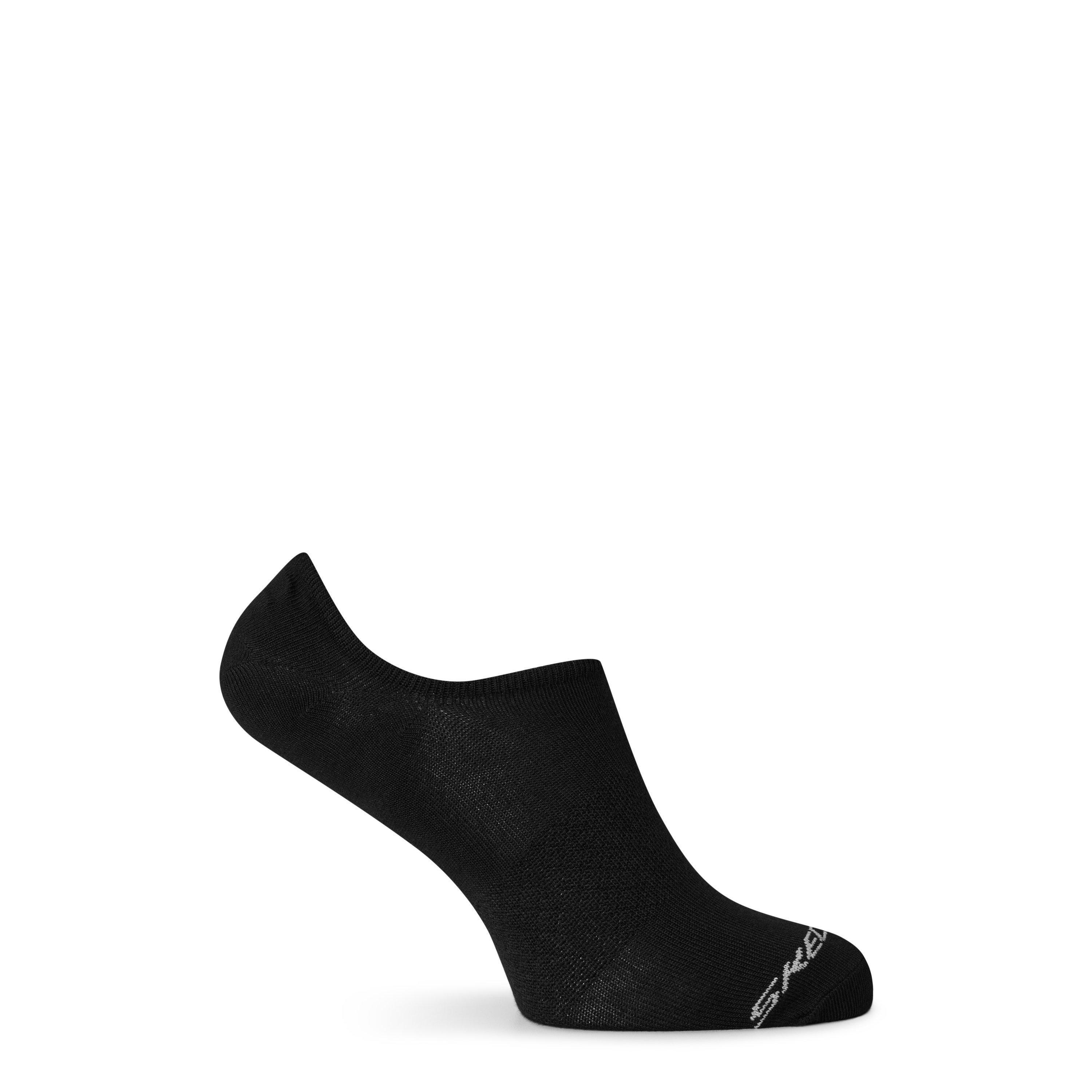 Black - Skechers - 3 Pack No Show Socks Mens - 2