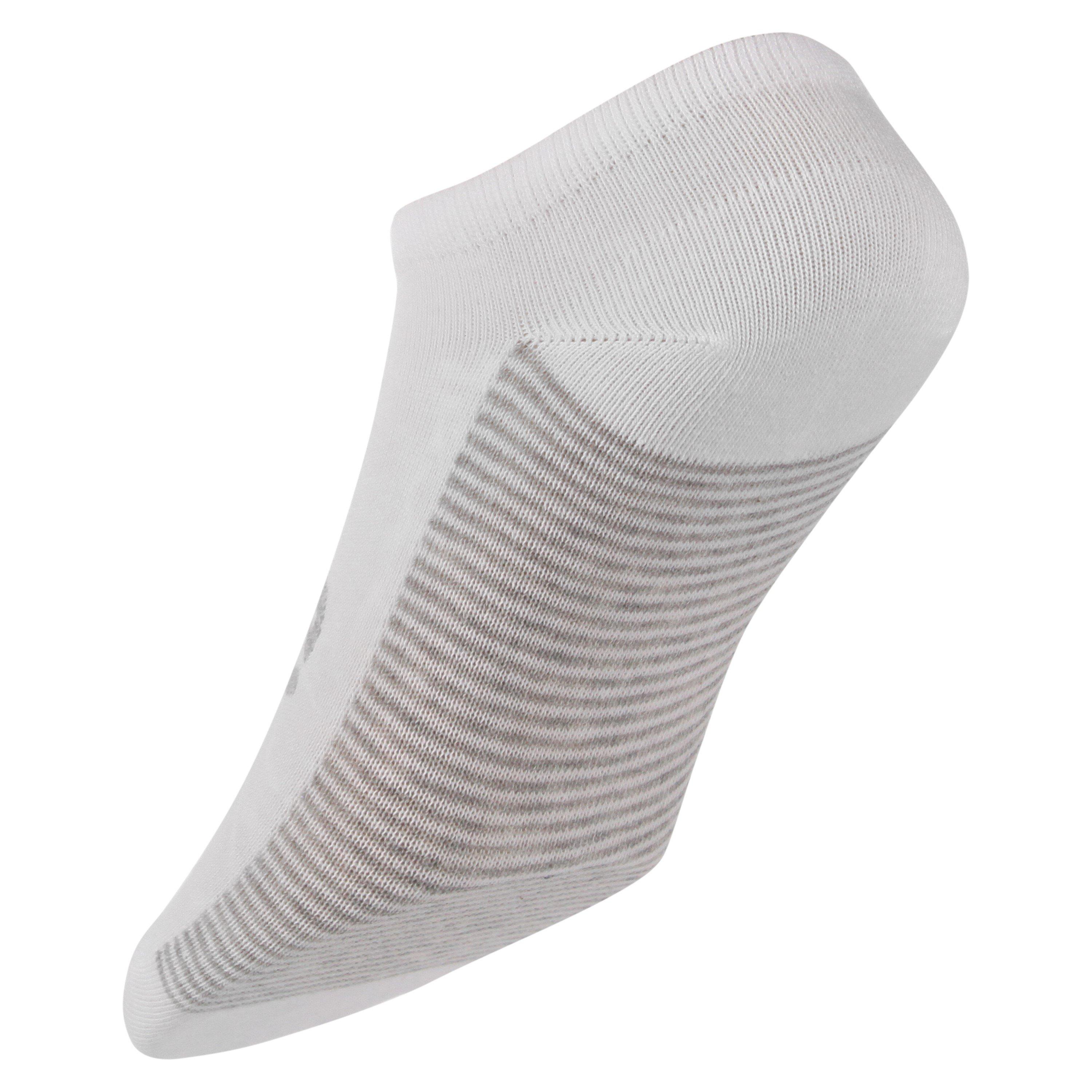 Grigio/Rosa/Denim - Lee - Women's 3 Pack Trainer Socks - 3