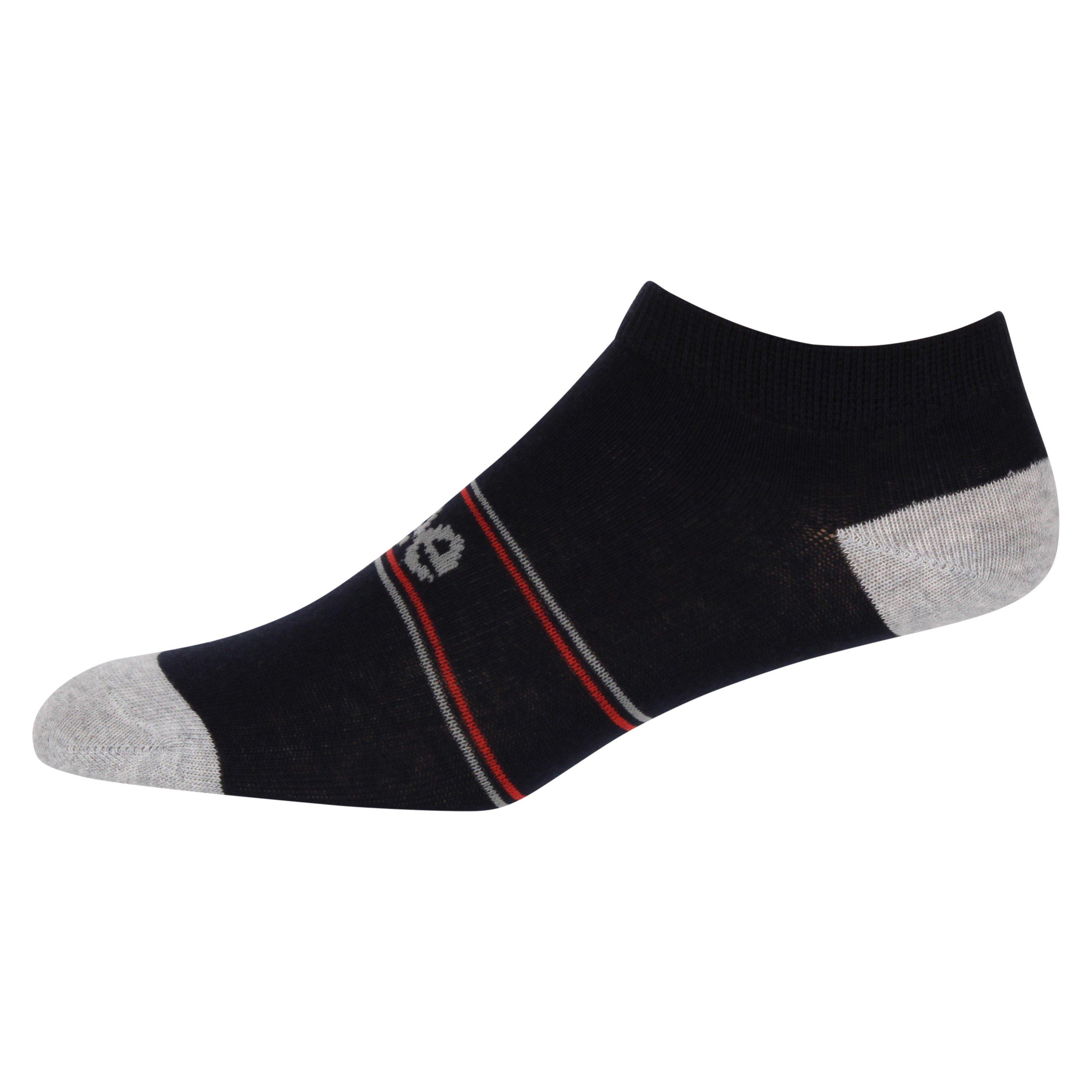 Azul-marinho/Branco/Cinzento - Lee - Women's Trainer Socks Pack - 2
