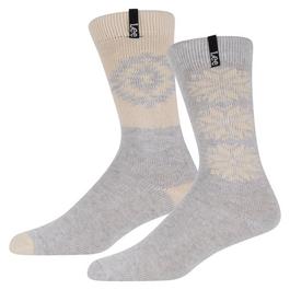 Lee Patterned Boot Socks 2Pack