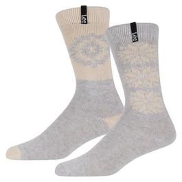 Lee Lee Womens 2 pack Boot Socks