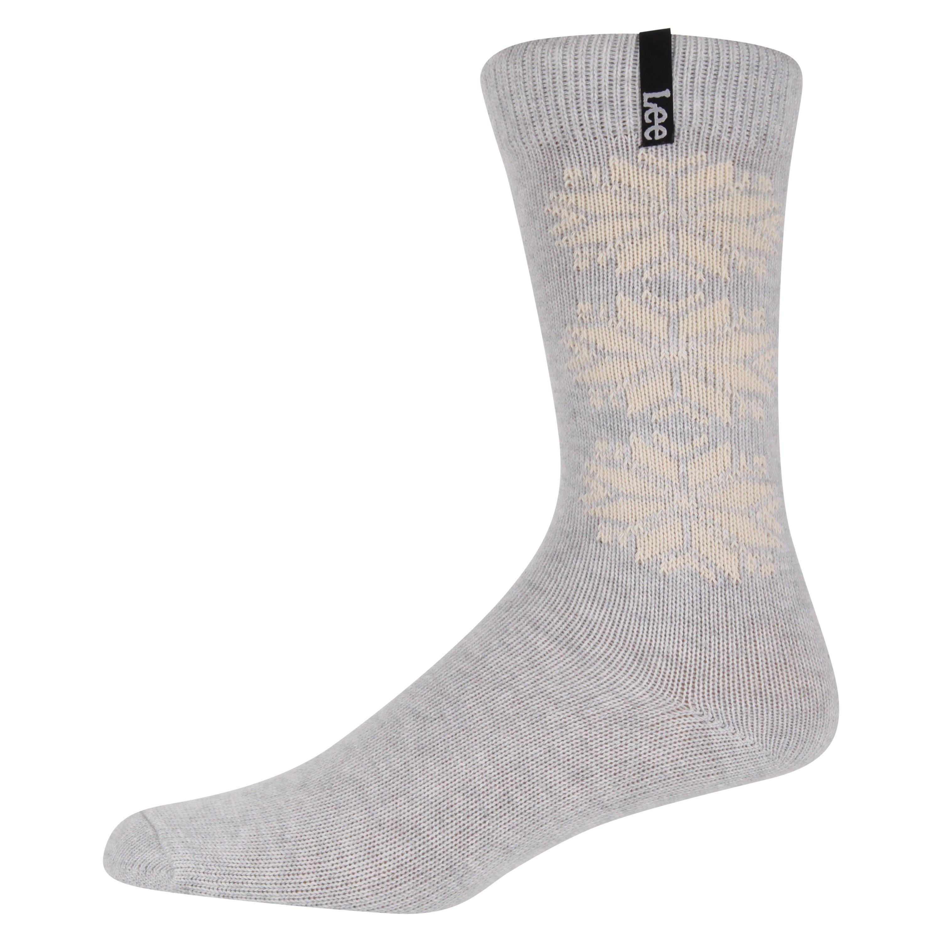 Grey Marl/Ecru - Lee - Lee Womens 2 pack Boot Socks - 2