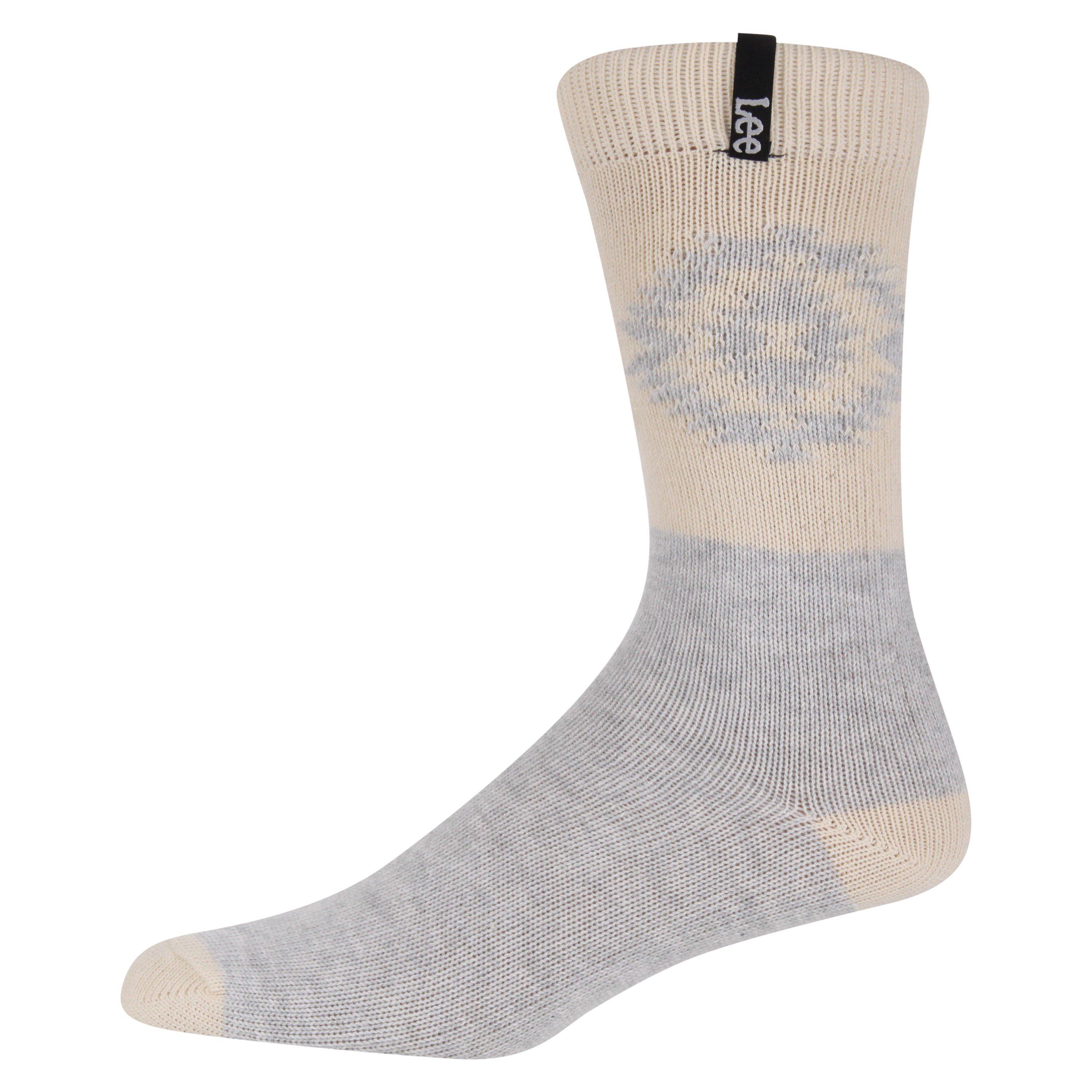 Grey Marl/Ecru - Lee - Lee Womens 2 pack Boot Socks - 3