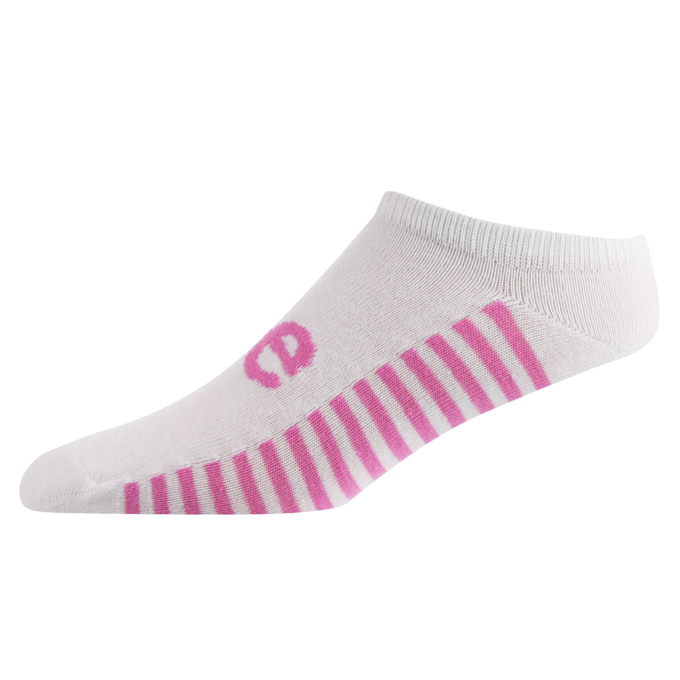 Blue/Pink Str - Lee - Lee Ladies Low Rise 3 Pack Ankle Socks - 4