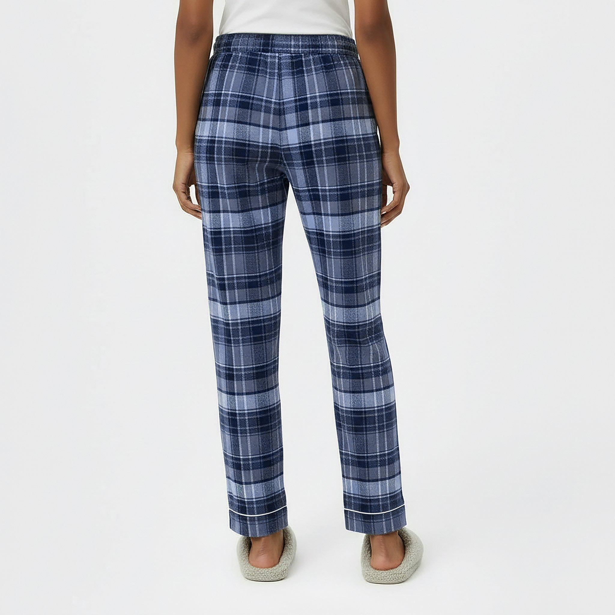 Folkstone Check - Jack Wills - Women's Check Flannel Pyjama Trousers - 4