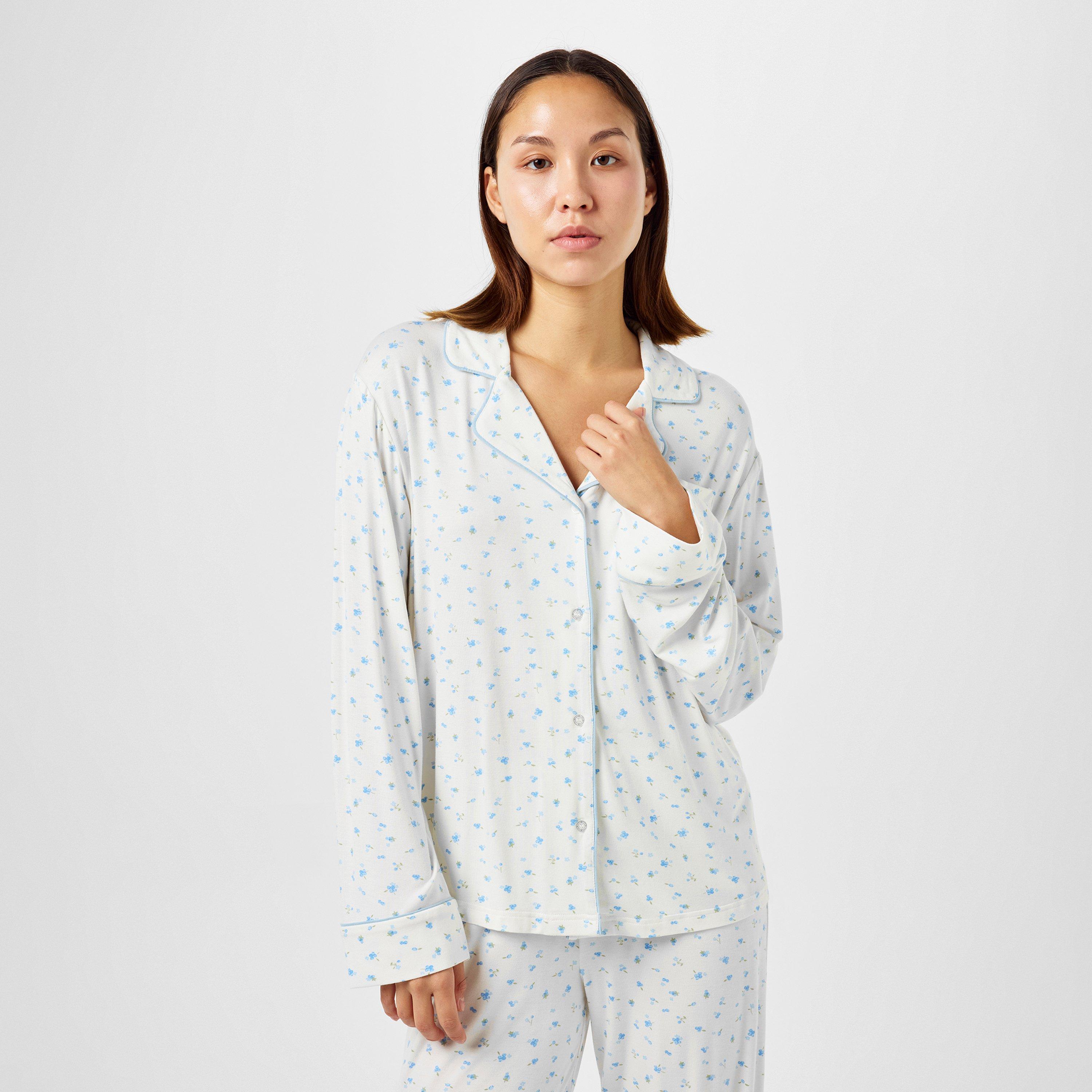 Blauwe Bessen AOP - Jack Wills - JW Modal Long-Sleeve Pyjama Sets - 3
