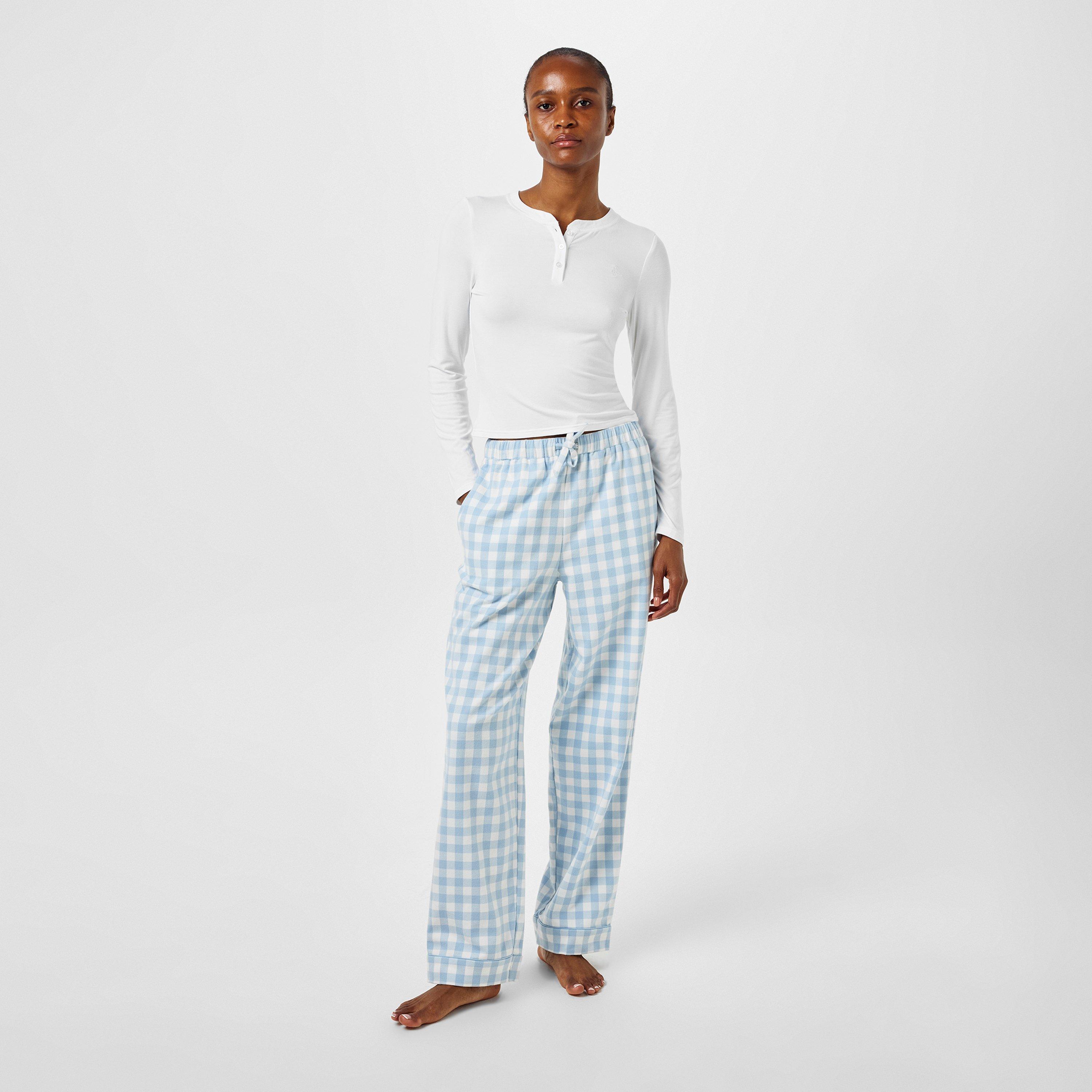 White - Jack Wills - Henley Pyjama Long-Sleeve Top - 4