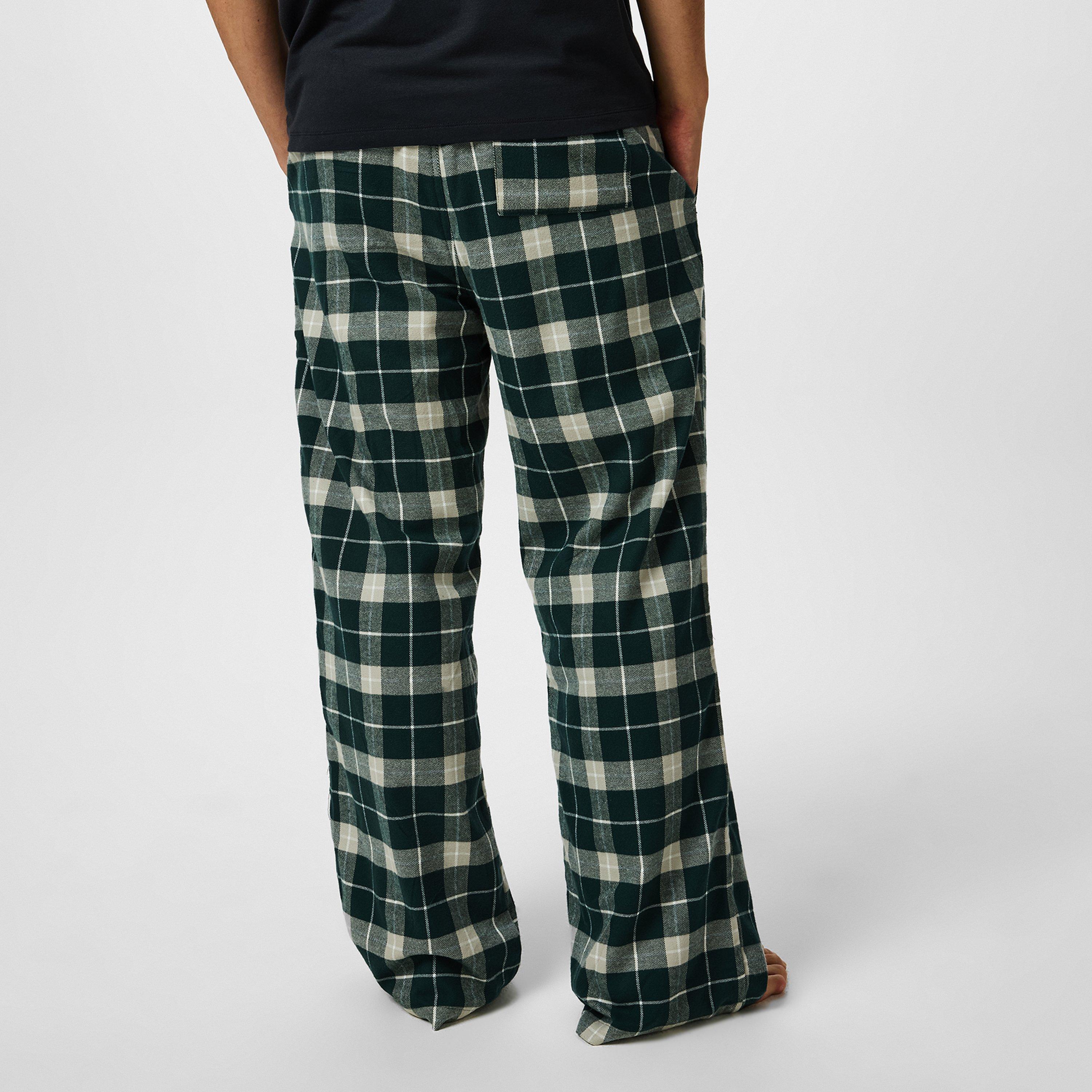 Evergreen Chk - Jack Wills - Flannel Check Trousers - 4