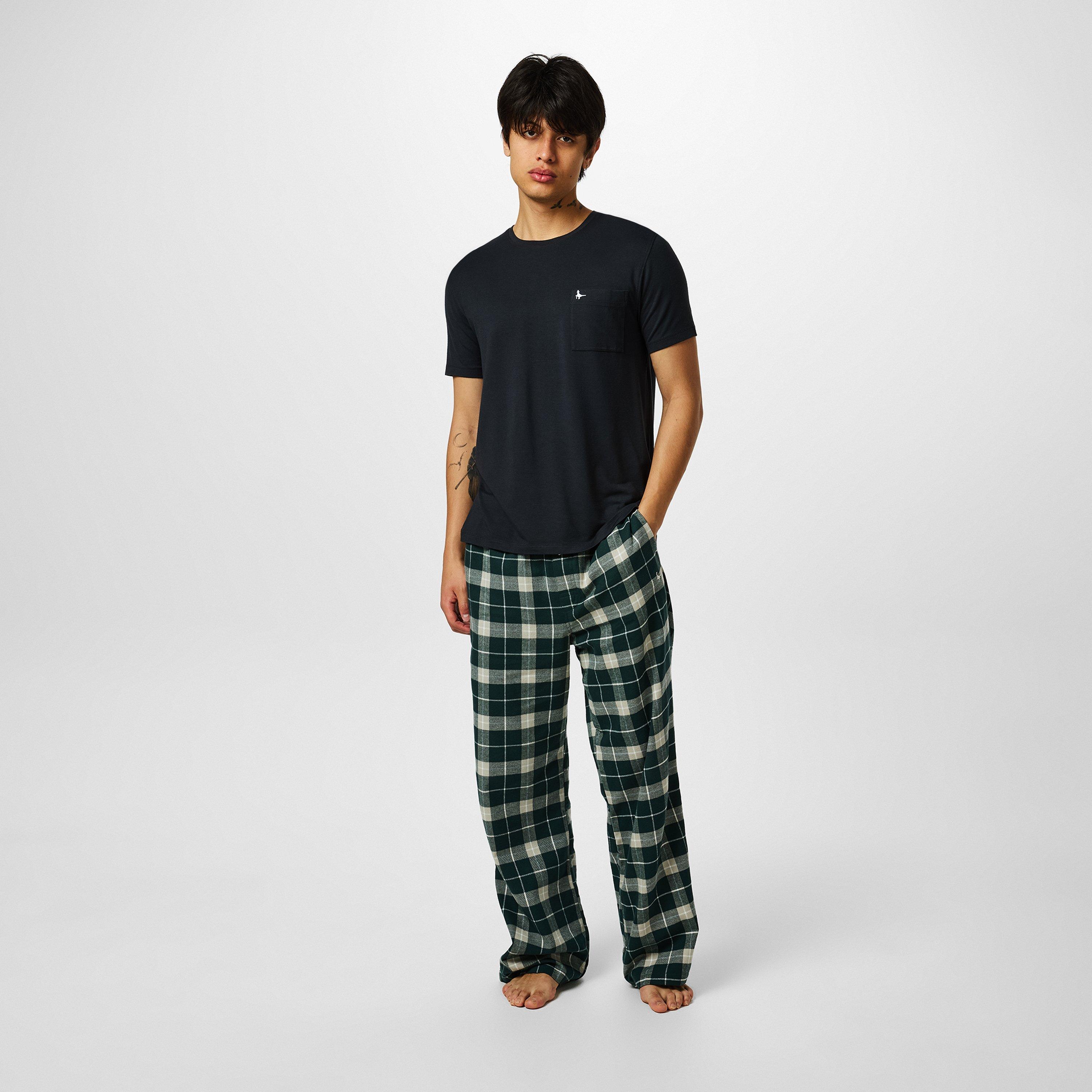 Evergreen Chk - Jack Wills - Flannel Check Trousers - 6