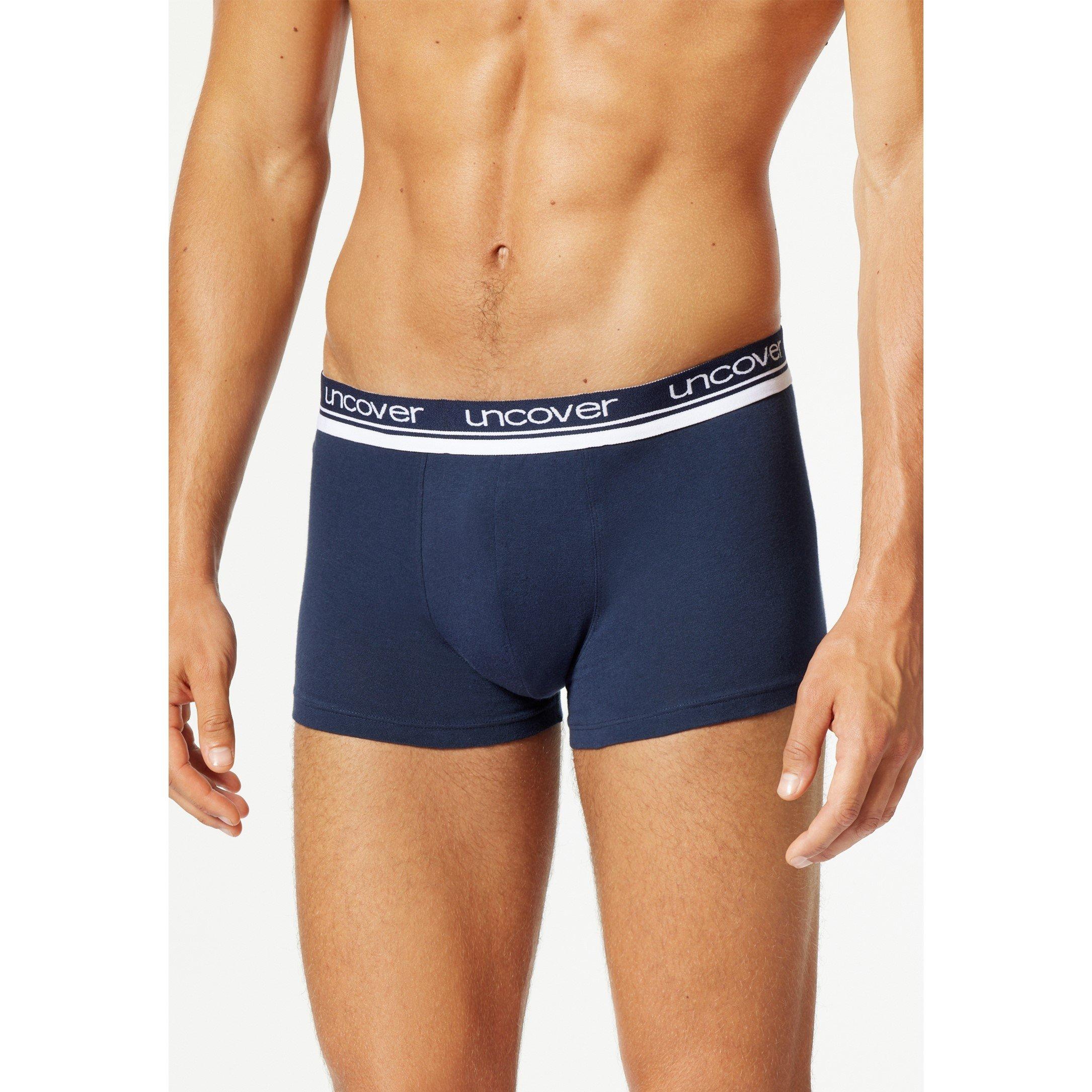 Donkerblauw - Uncover By Schiesser - 3-Pack Boxer - 2
