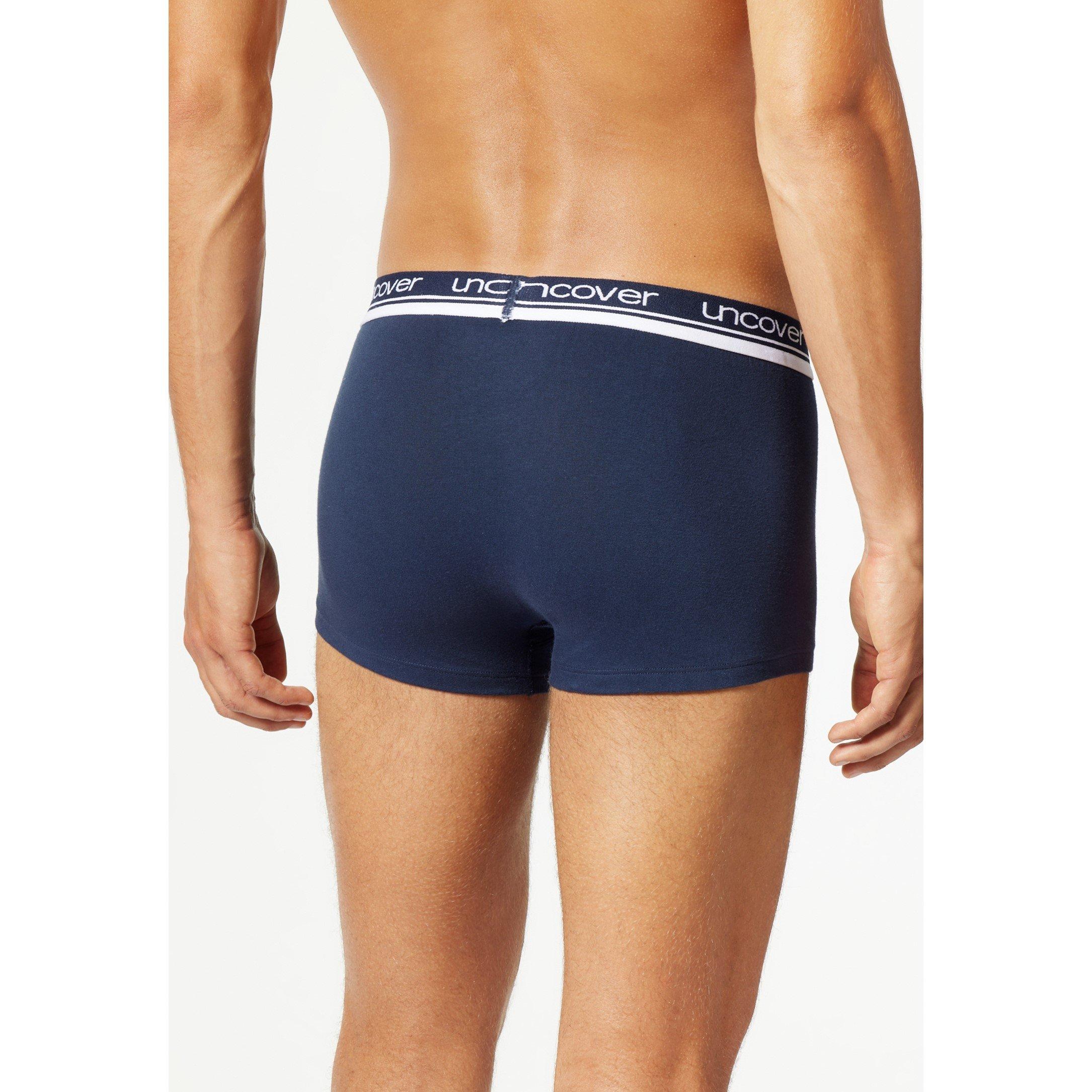 Donkerblauw - Uncover By Schiesser - 3-Pack Boxer - 3