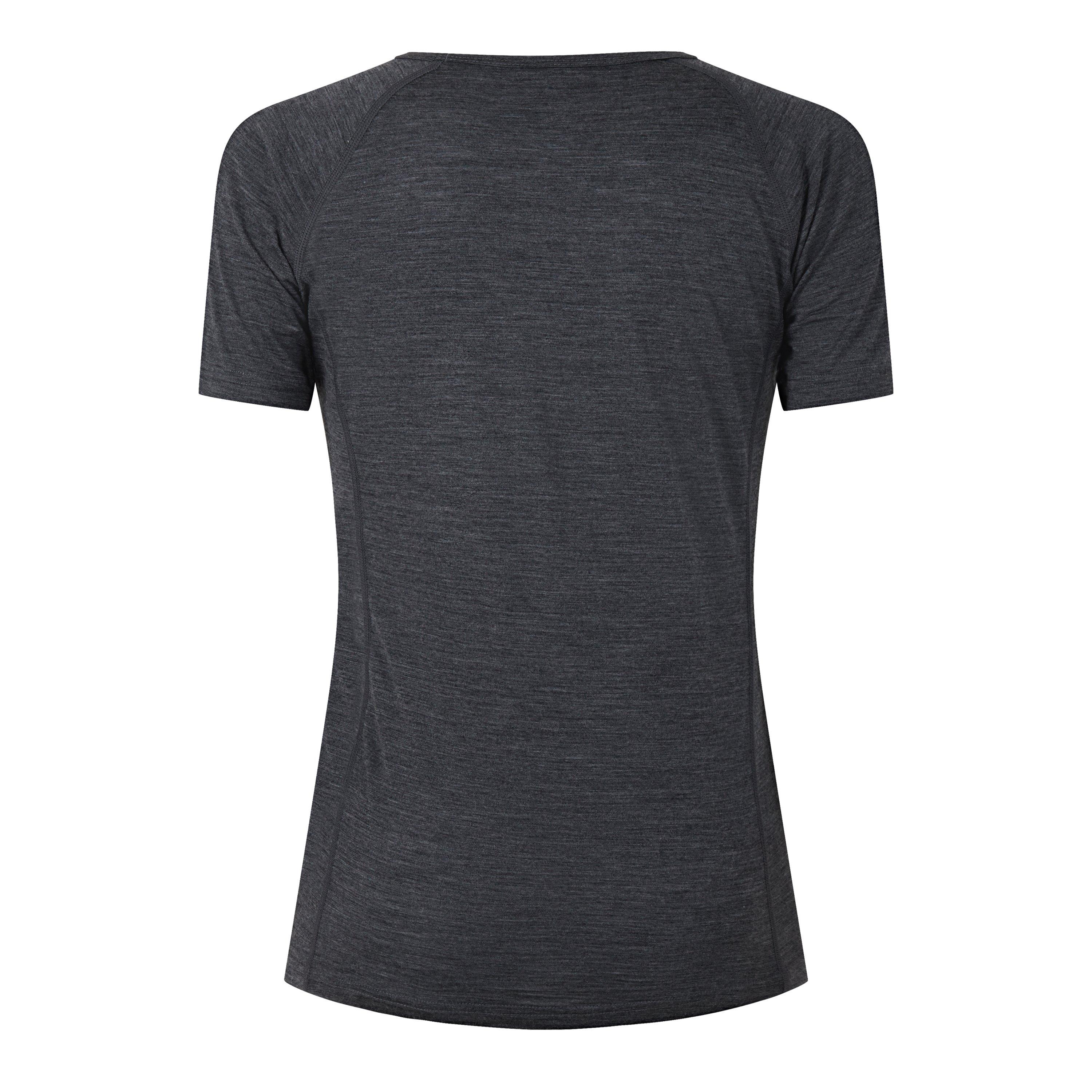 Grey Marl - Dhb - dhb Women's Merino Short Sleeve Base Layer (M_150) - 3