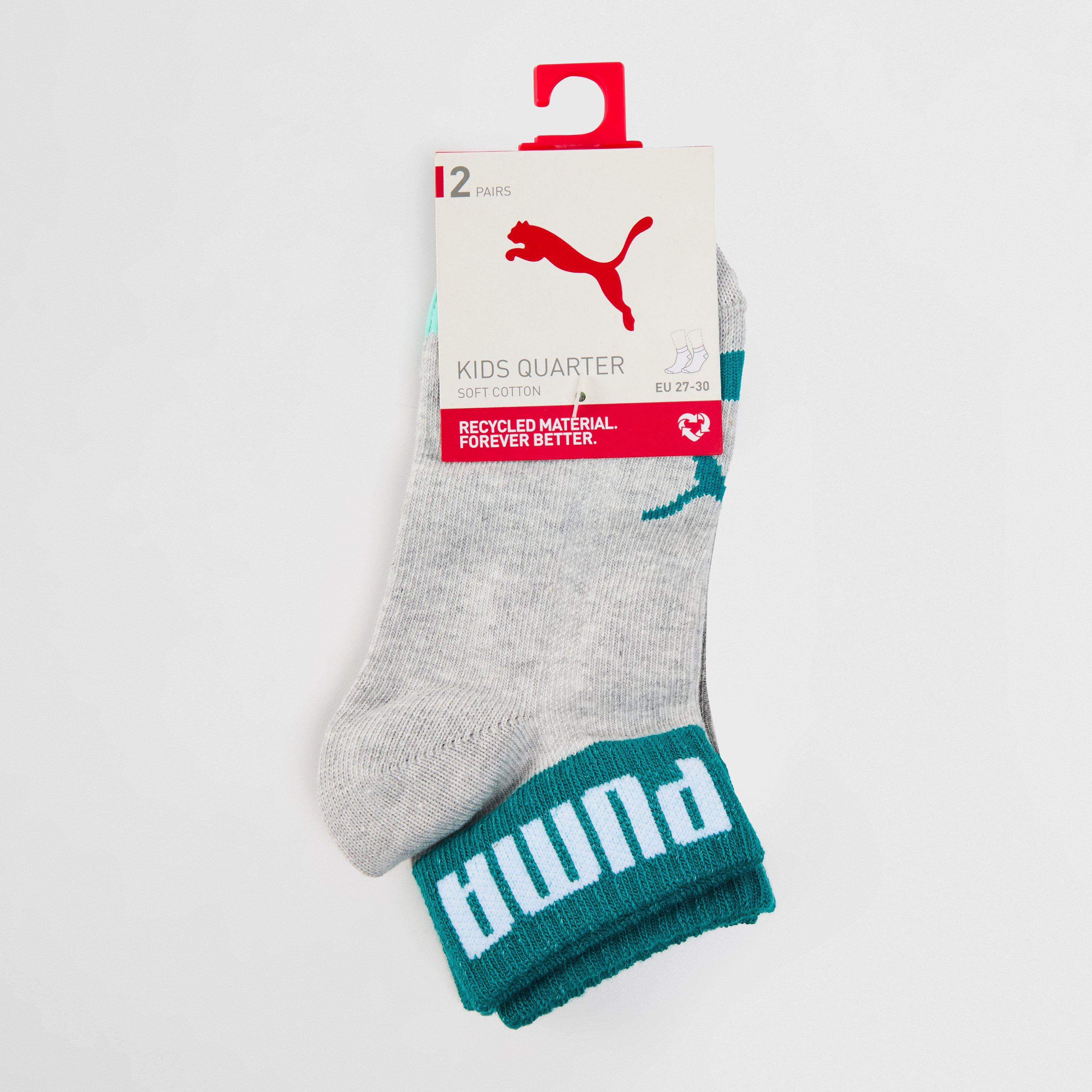 Siva mélange - Puma - Kids' Seasonal Quarter Sock - 2