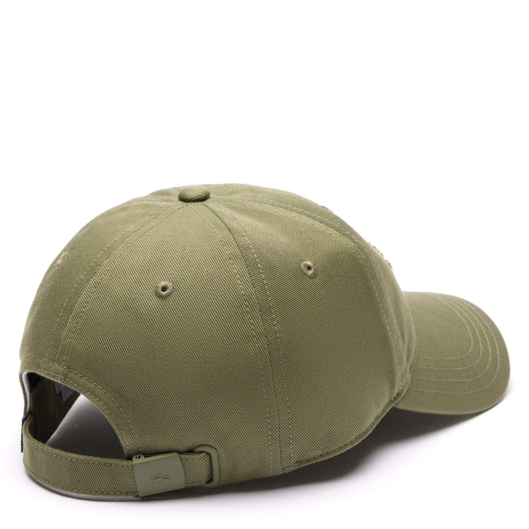 KHAKI - Lacoste - Crocodile Badge Cotton Twill Adults Cap - 2