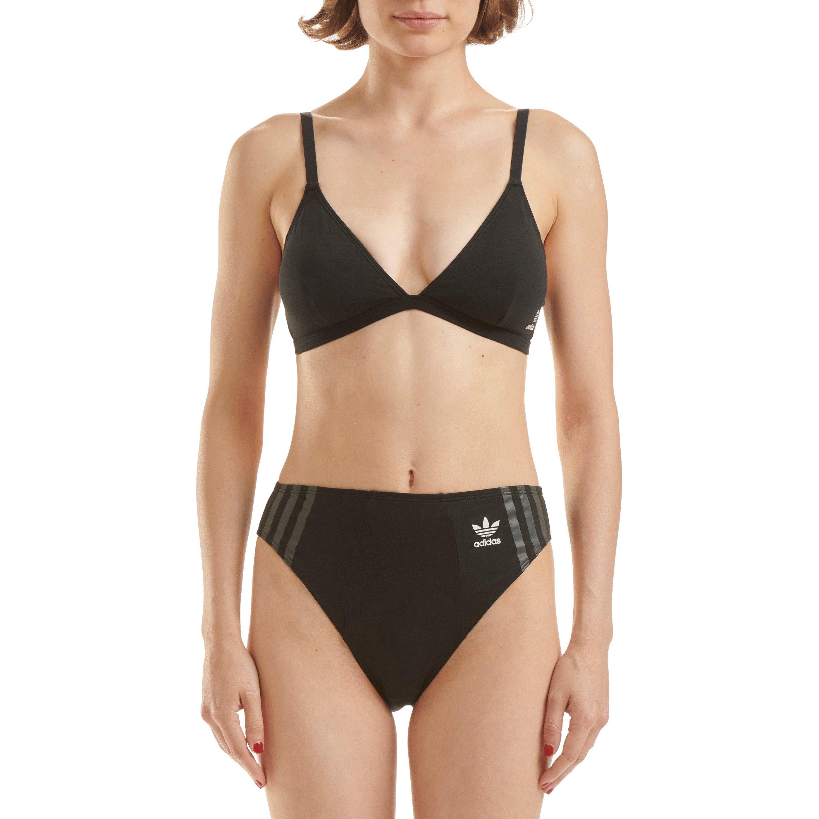 Black - adidas Originals - Originals Triangle Bralette - 1
