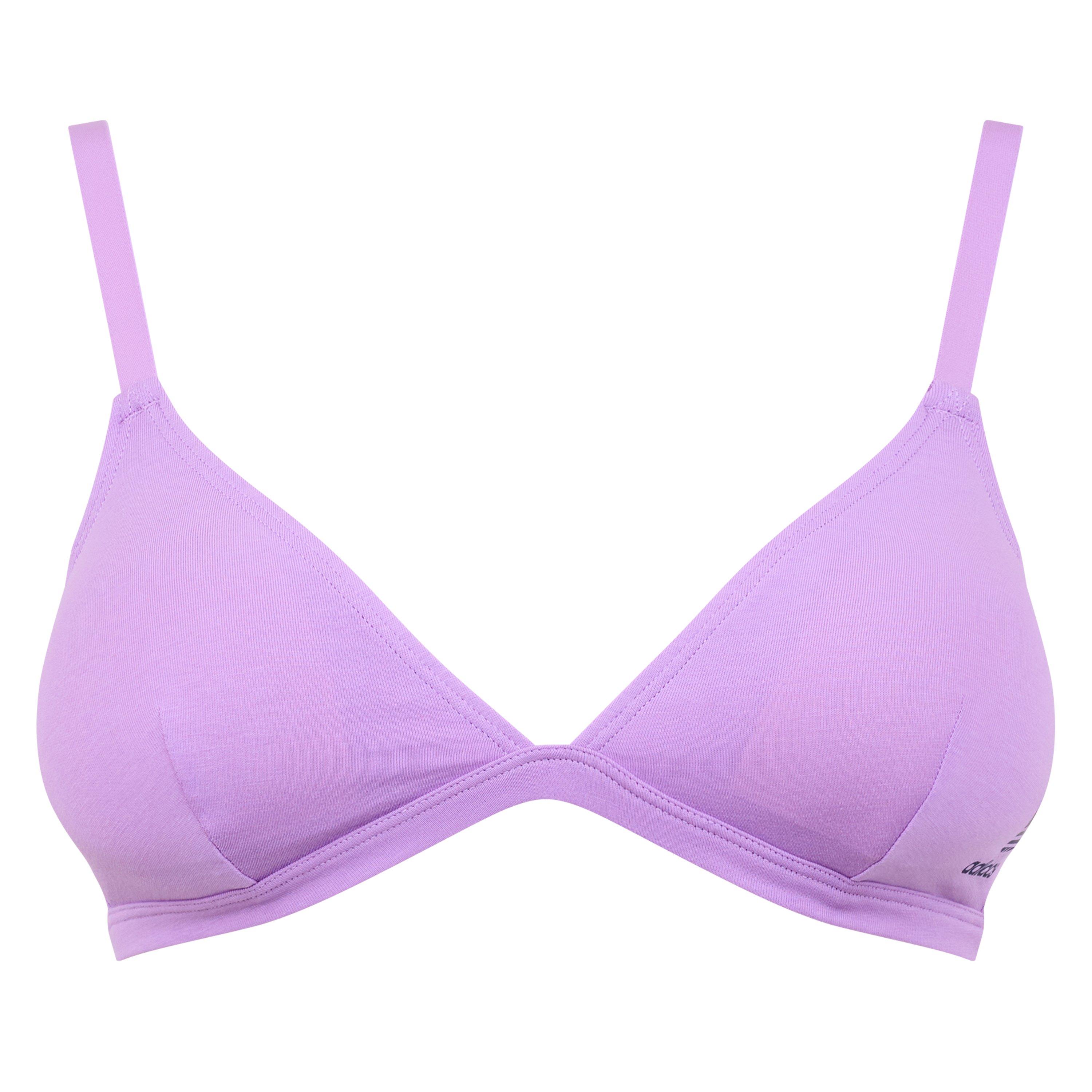 Adidas Originals Women's Originals Triangle Bralette - Bliss Lilac - 14 (L)