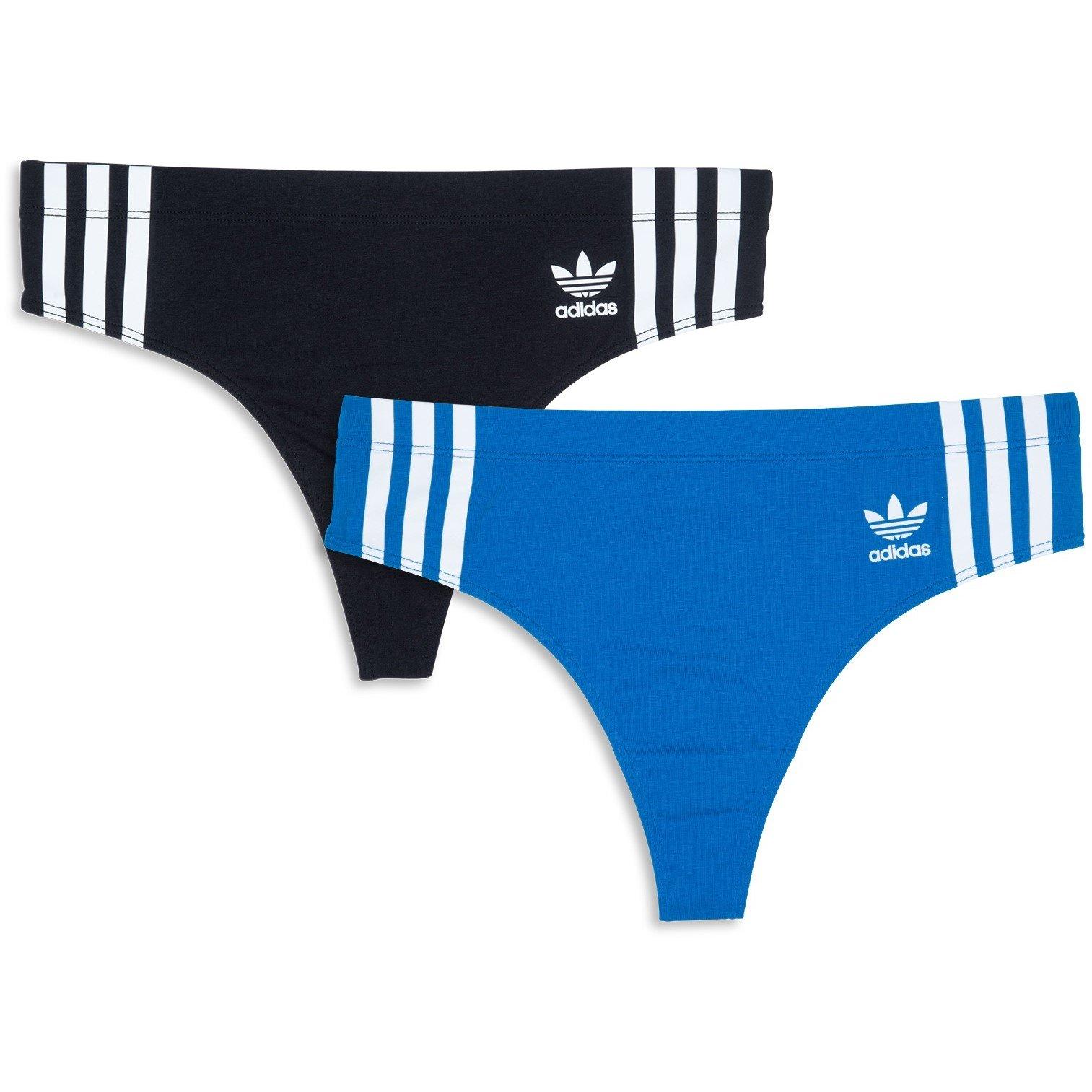 Adidas Originals Women's Originals Comfort Flex Cotton Thong 2-Pack - Assorted - 16 (XL)