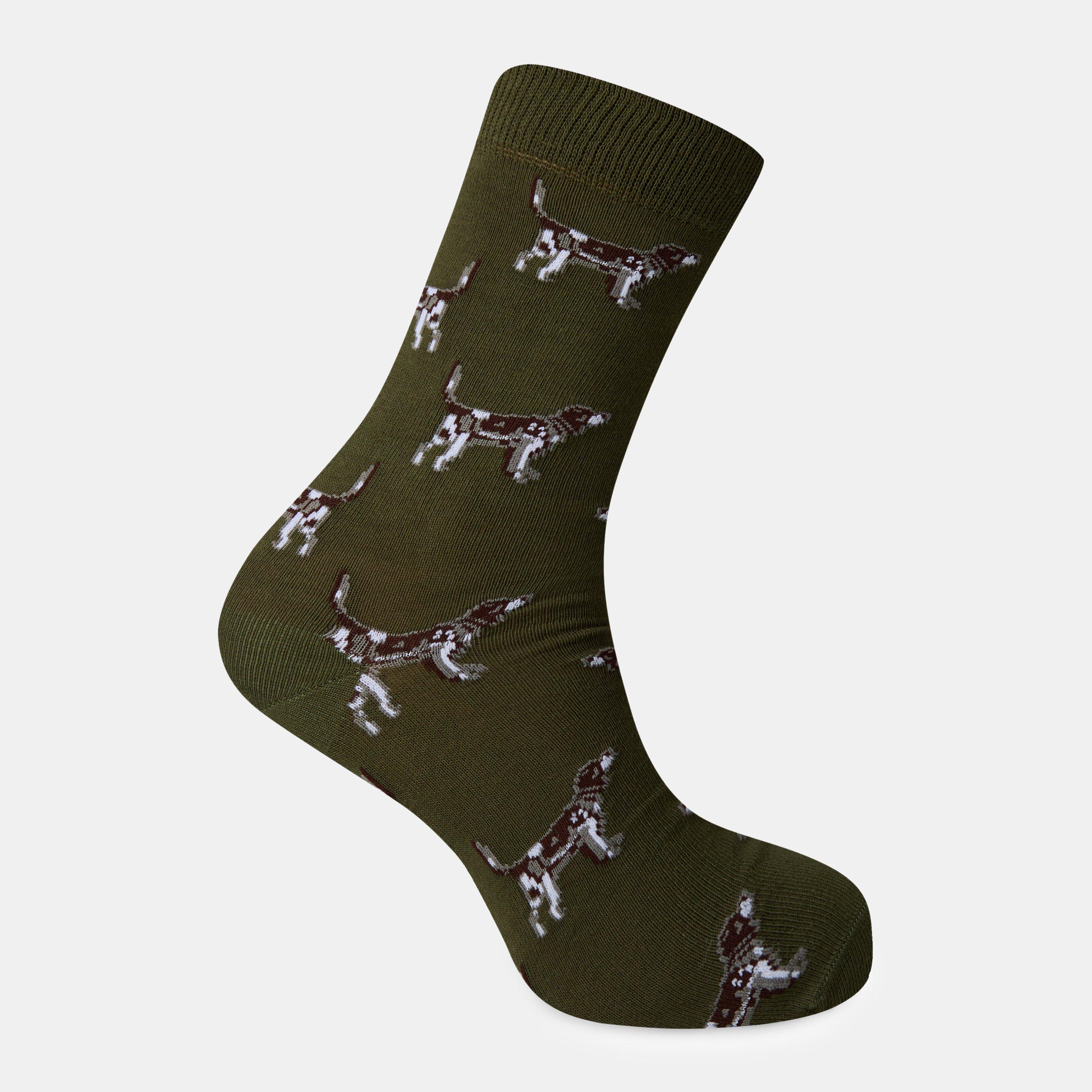 Green Pointer - Barbour - Benthall Socks - 2
