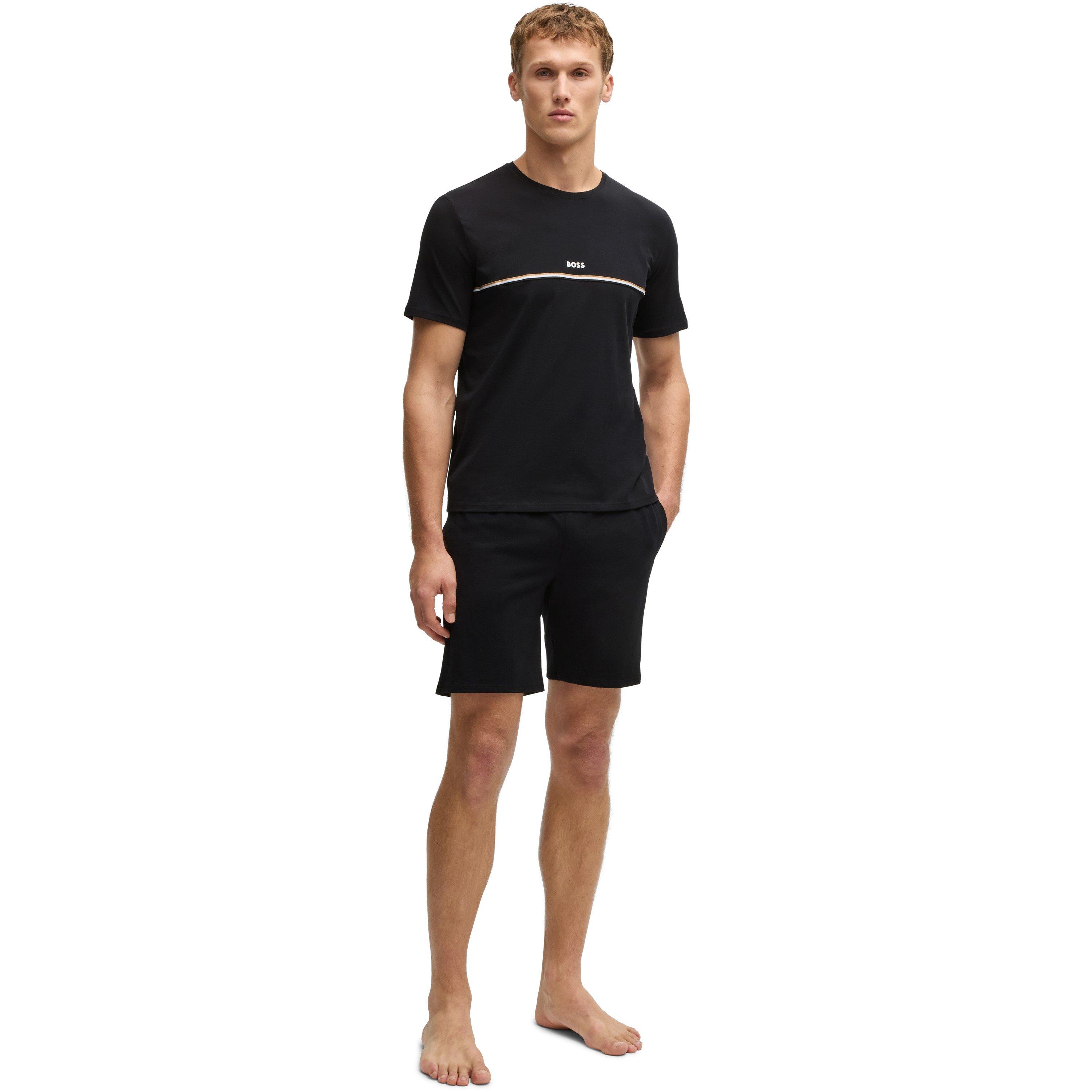 Black 001 - Boss - Men's Unique Short Design Shorts - 5
