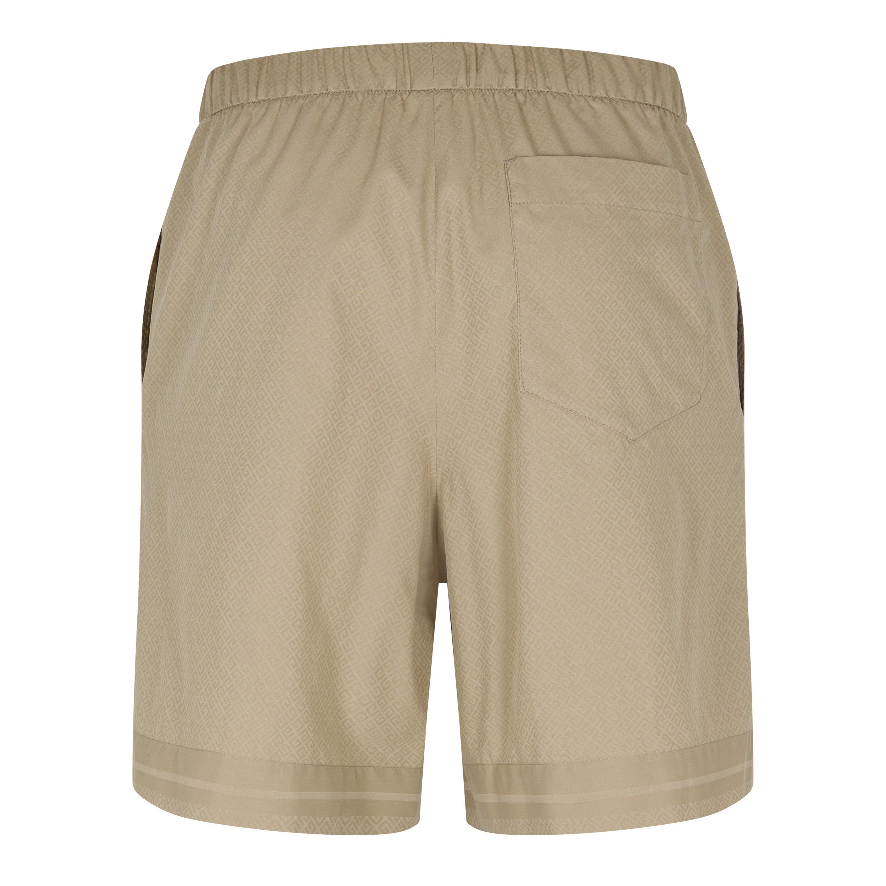 Beige - GIVENCHY - Men's Woven Tracksuit Shorts - 6