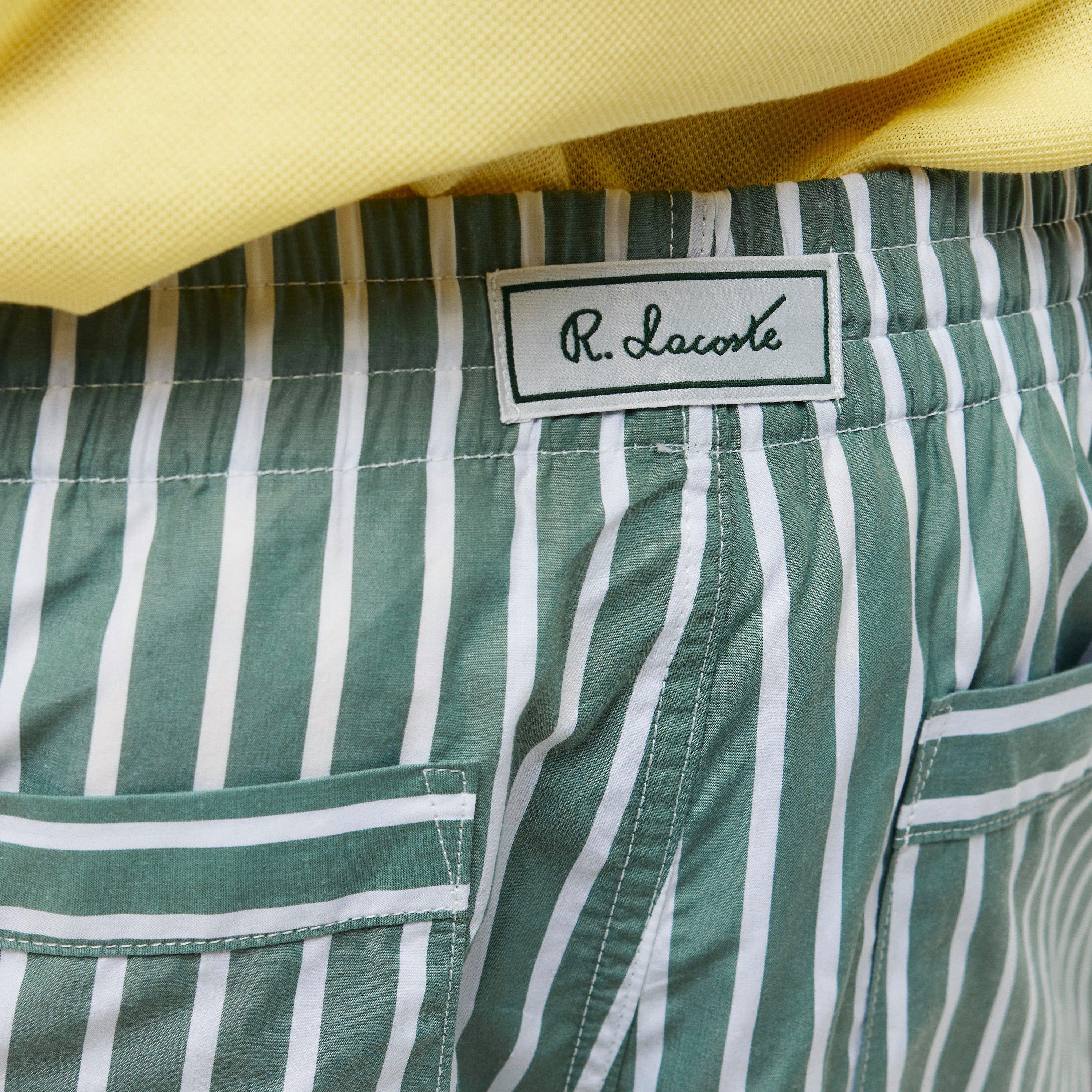 Green BLI - Lacoste - Stripe Shorts - 5