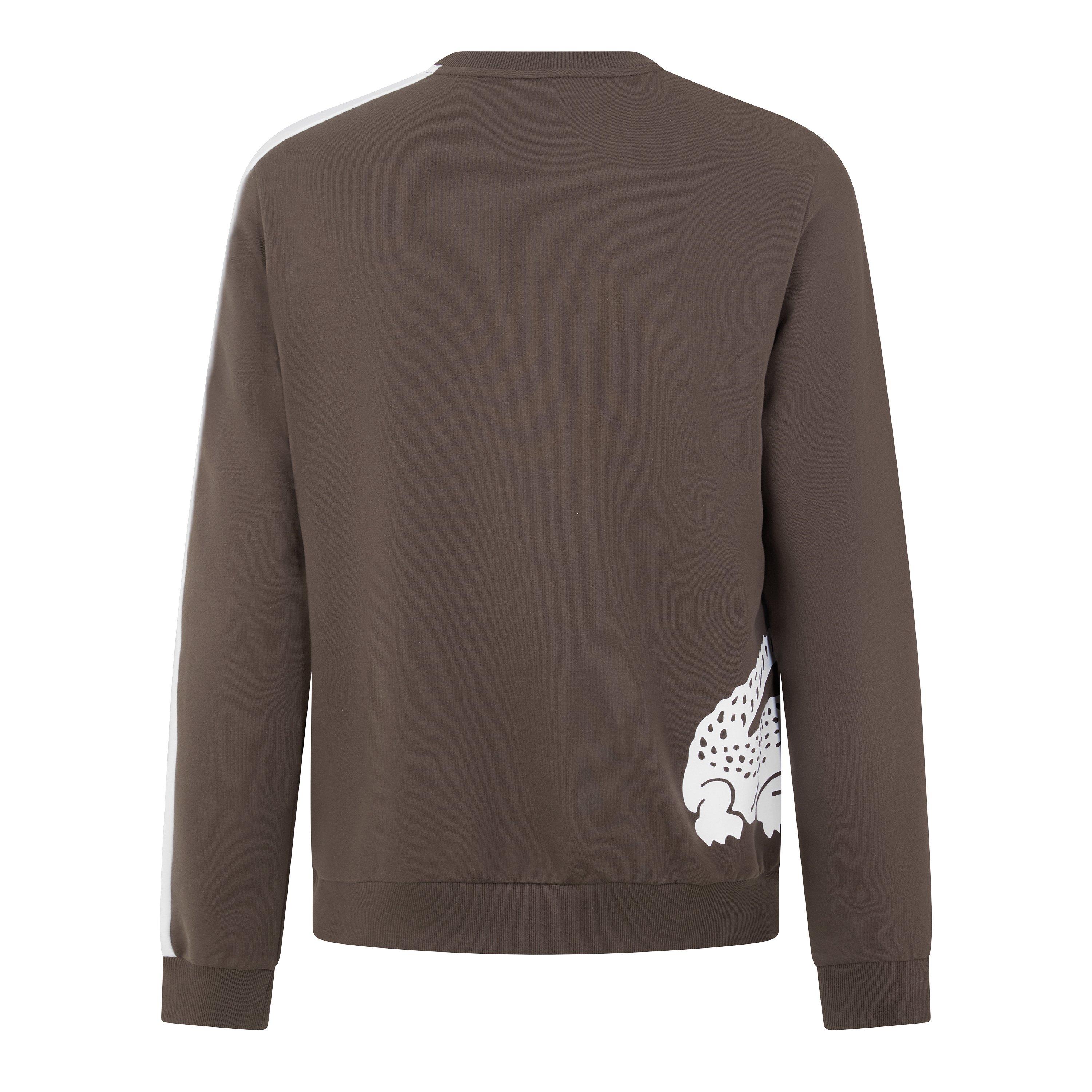 Brown SLW - Lacoste - Men's Printed Long Sleeve Pyjama Top - 2